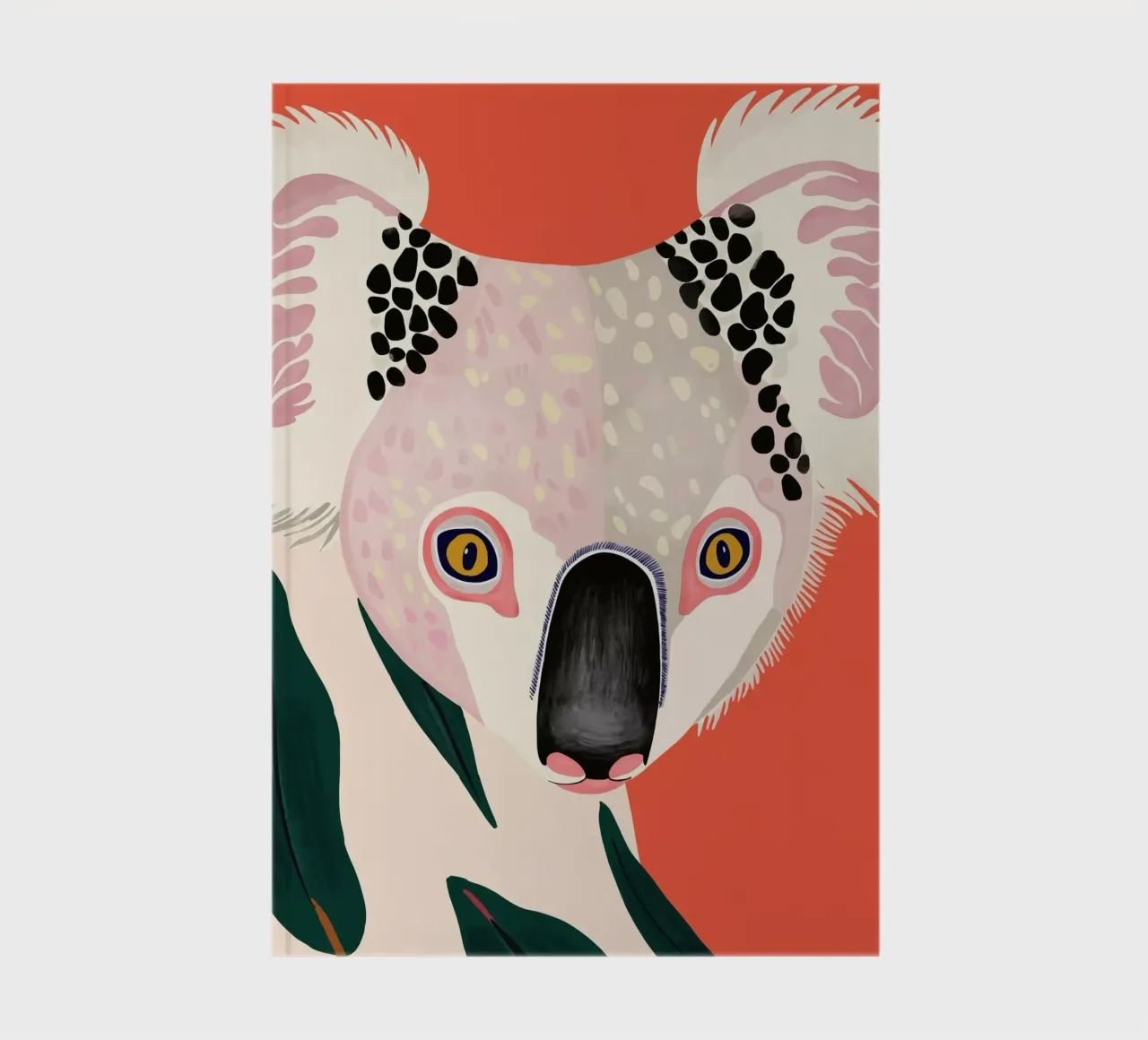 Koala Portrait notebook by ArtsySesta