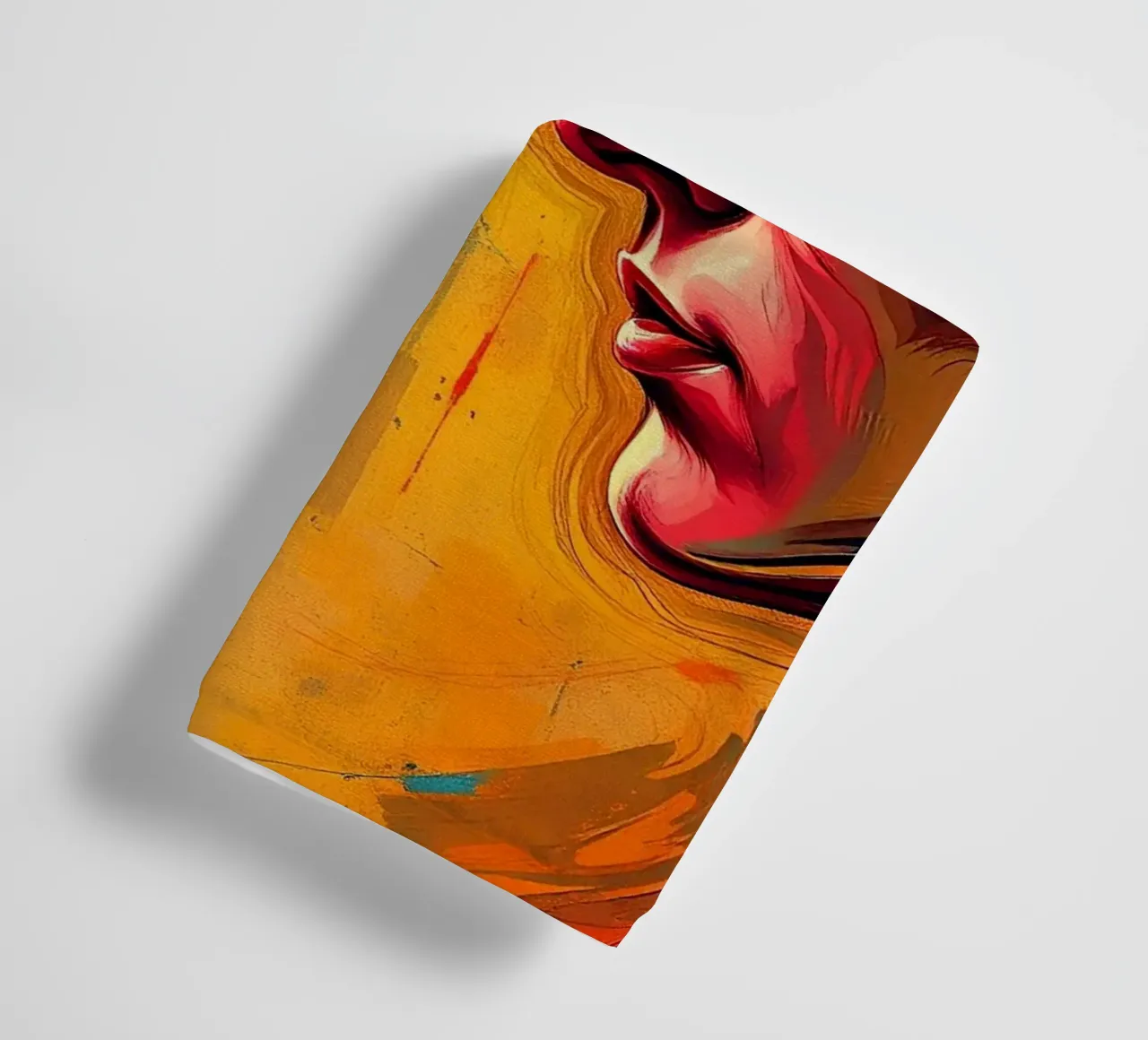 Mirror_image_colourful_10 towel by AI-Portraits by LK