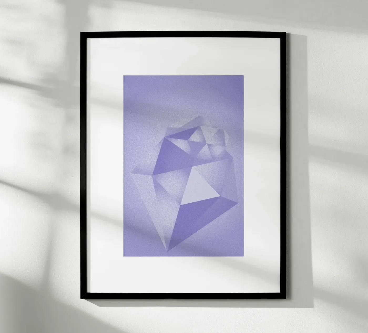 Crystals Blue poster da Andreas Jarner