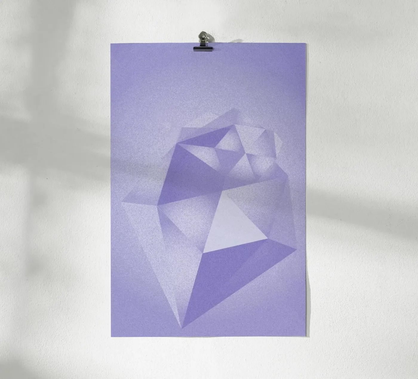 Crystals Blue poster da Andreas Jarner
