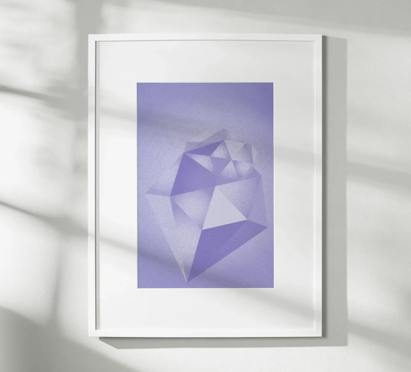Crystals Blue poster da Andreas Jarner