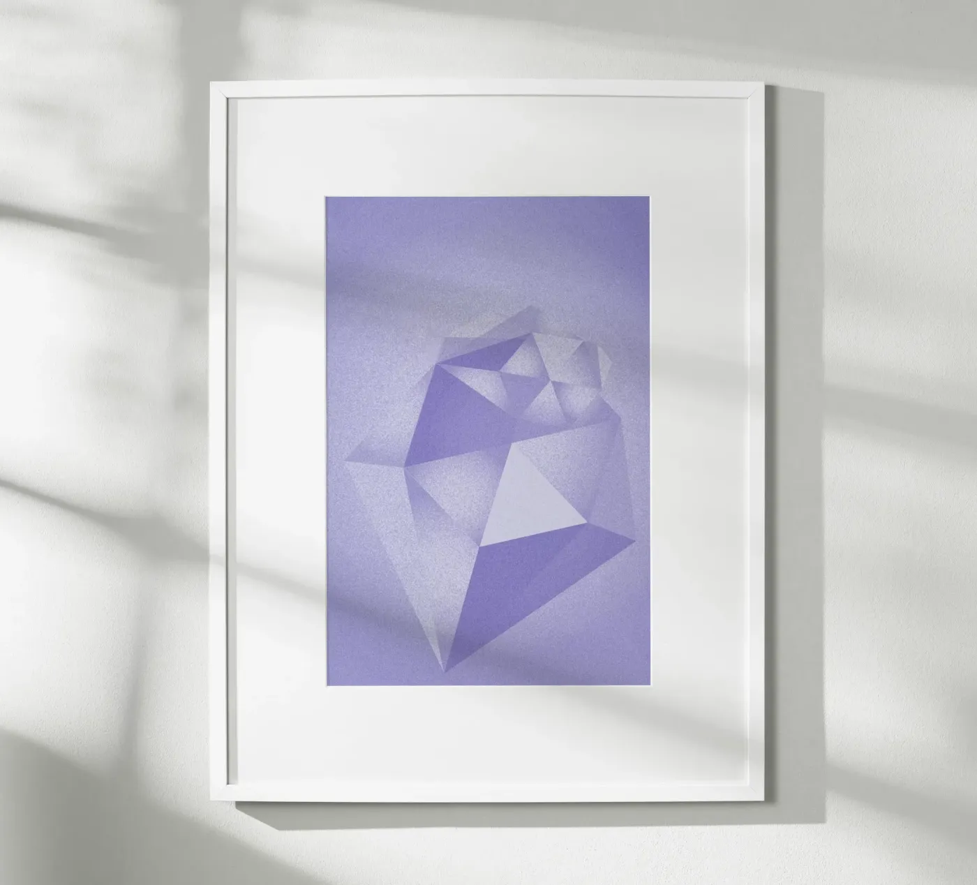 Crystals Blue poster da Andreas Jarner