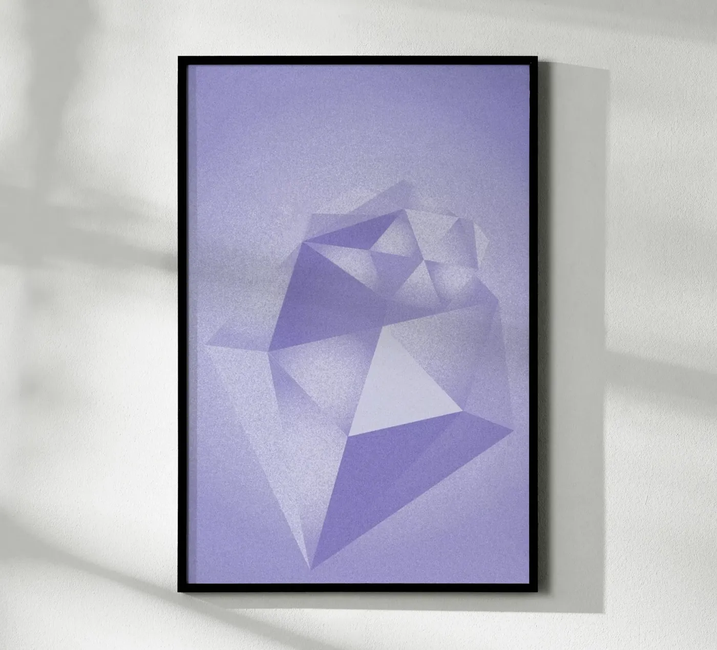 Crystals Blue poster da Andreas Jarner