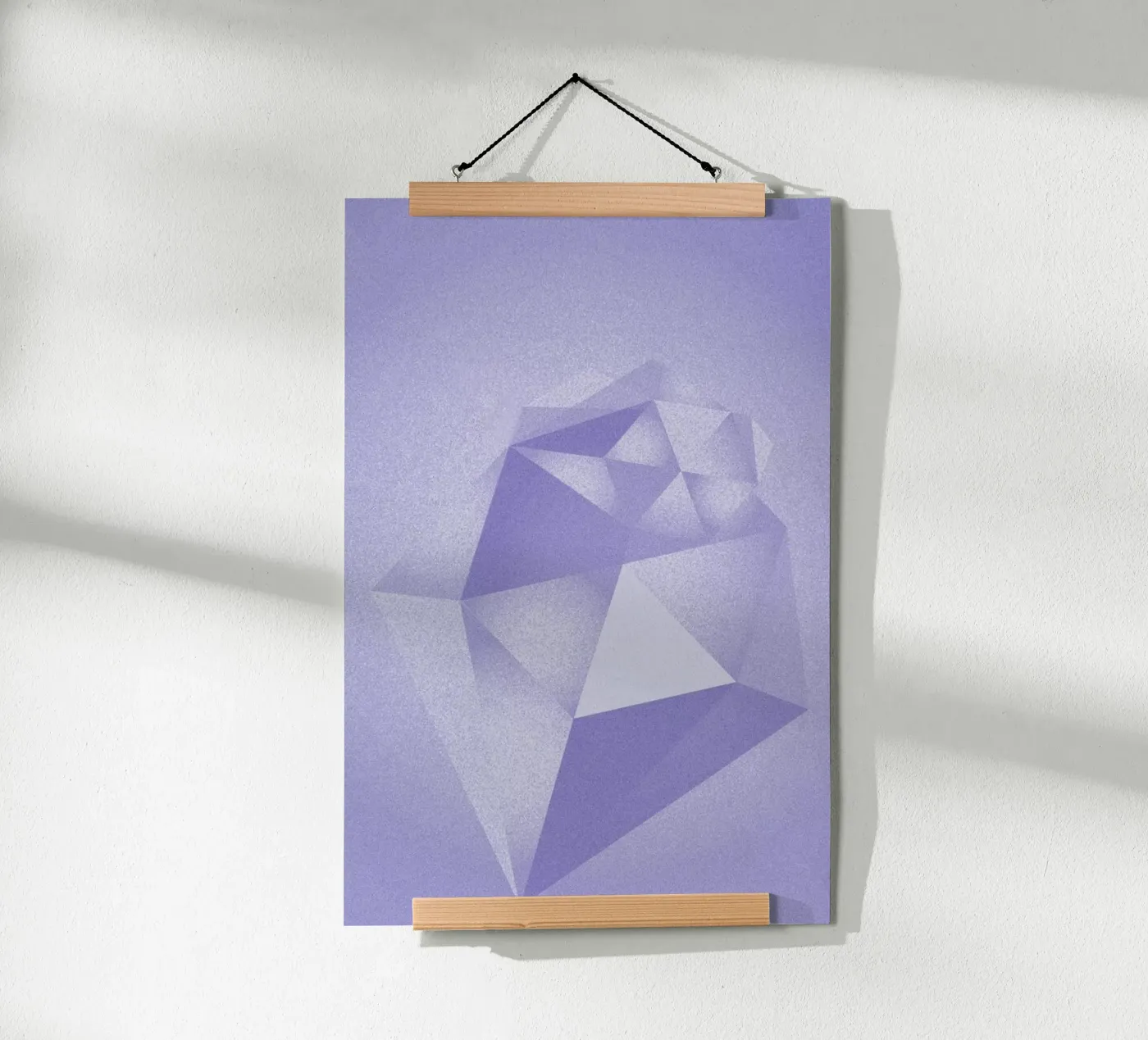 Crystals Blue poster da Andreas Jarner