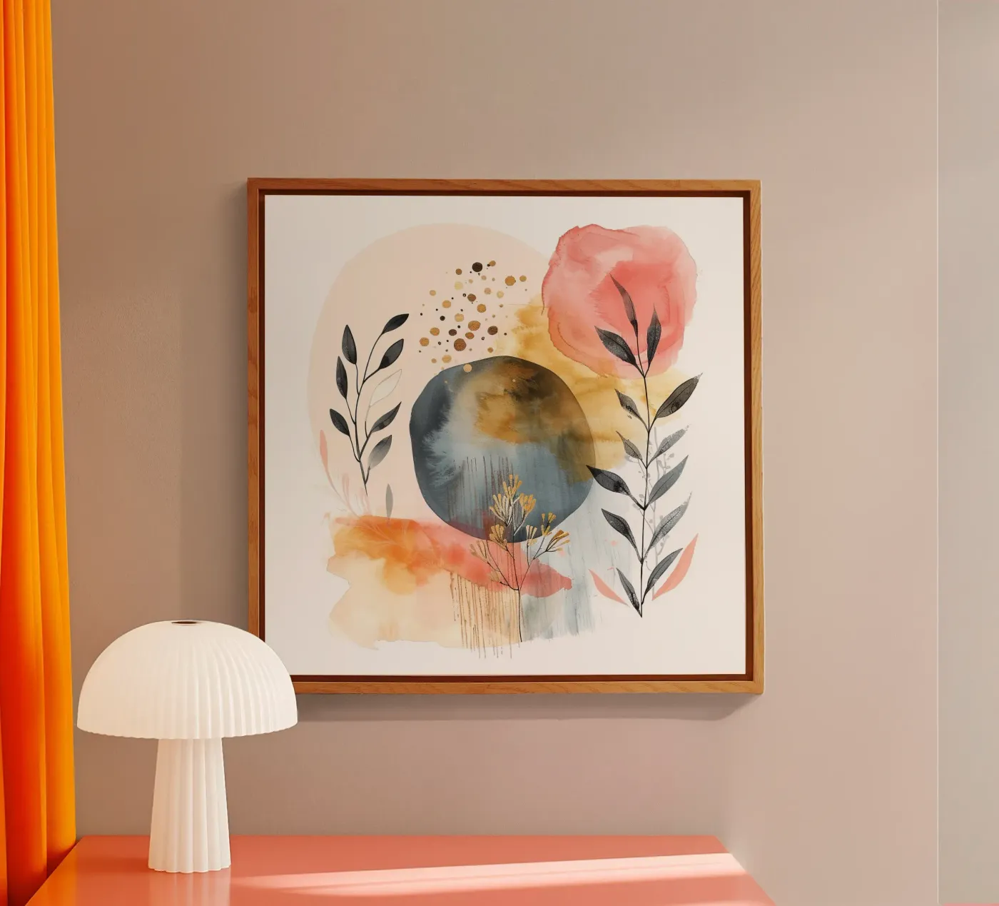 Boho 2 Acryl-Glas von Yaso Design Boho & Botanic