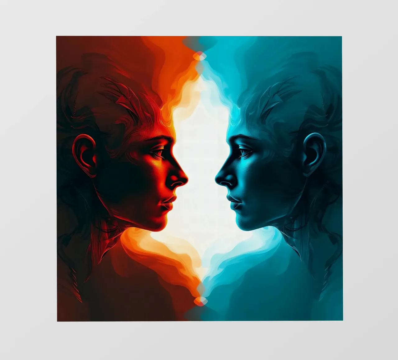 Immagine_specchio_colorata_11 telo in pvc da AI-Portraits by LK