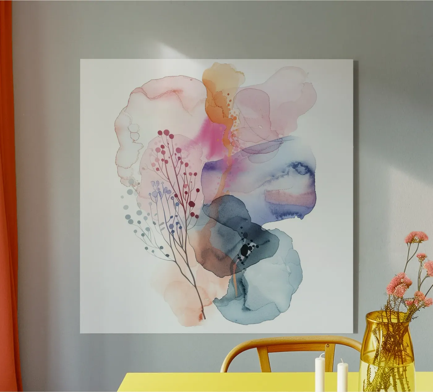 Boho 3 Acryl-Glas von Yaso Design Boho & Botanic