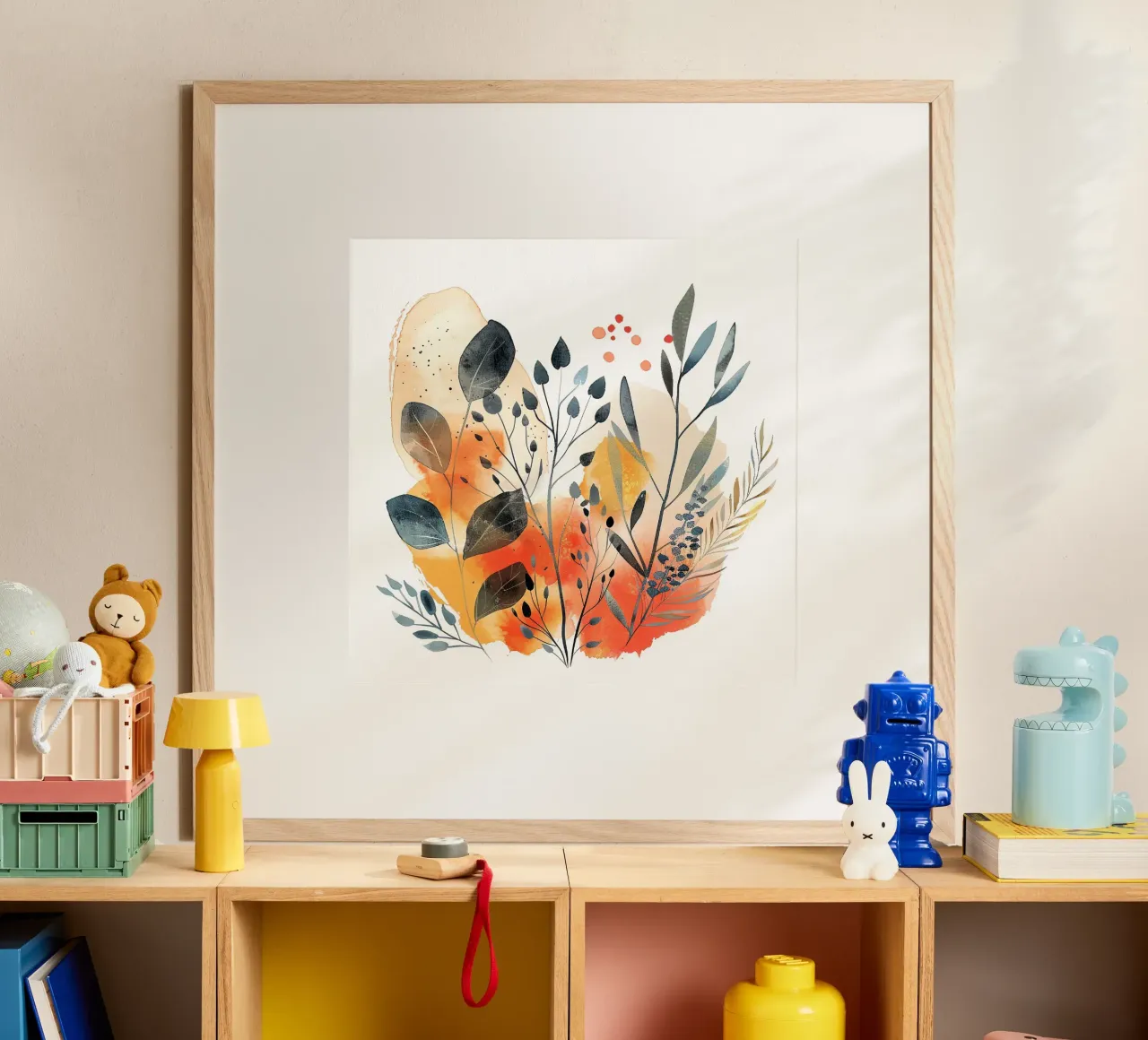 Boho 4 poster con telaio in legno da Yaso Design Boho & Botanic