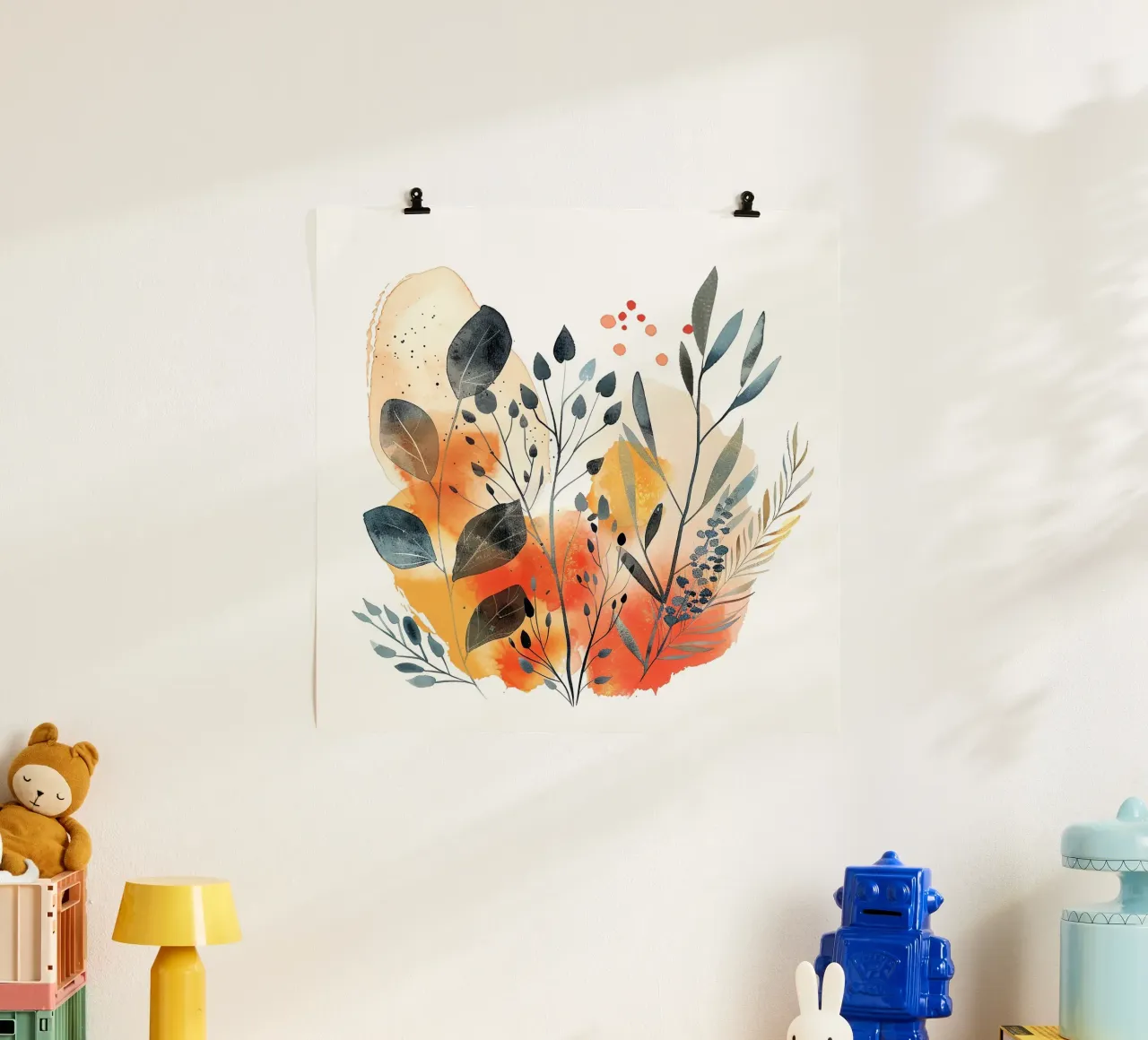 Boho 4 poster con telaio in legno da Yaso Design Boho & Botanic