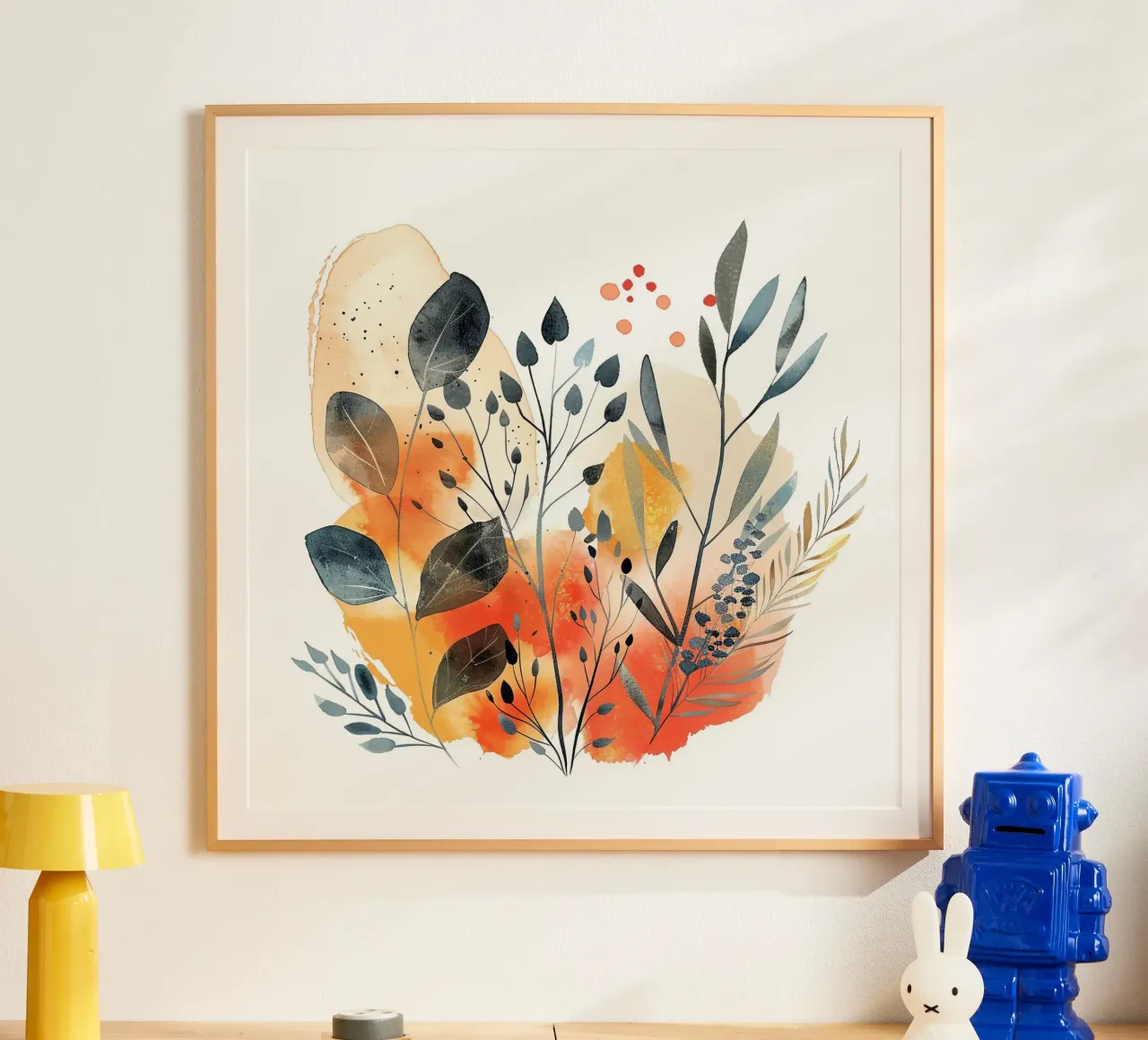 Boho 4 poster con telaio in legno da Yaso Design Boho & Botanic