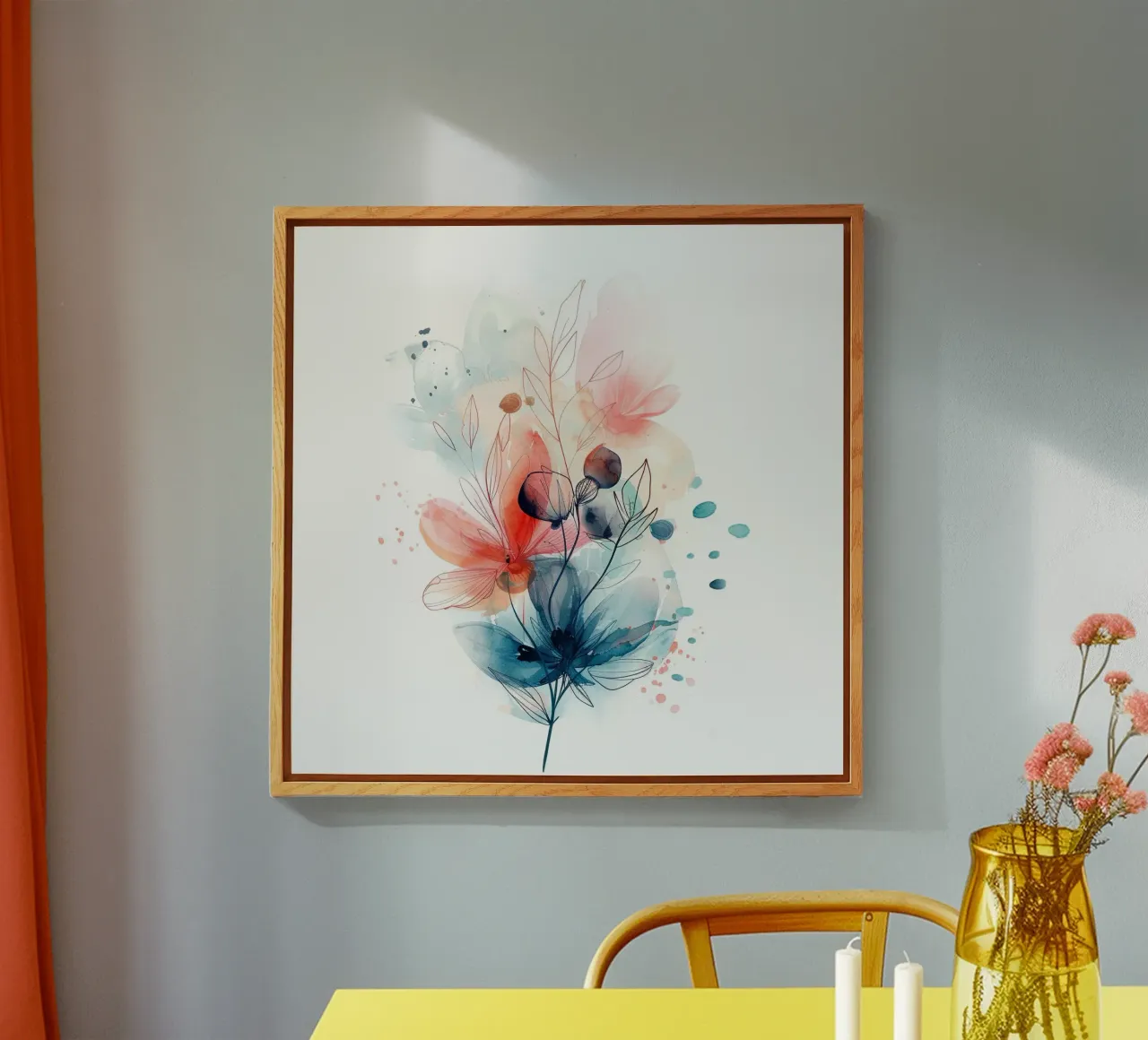 Boho 8 acryl van Yaso Design Boho & Botanic