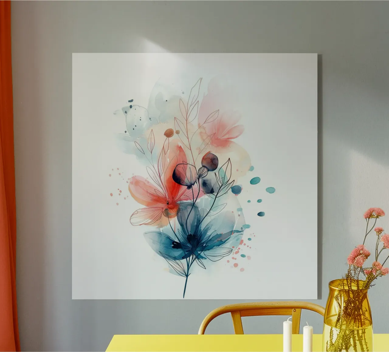 Boho 8 acryl van Yaso Design Boho & Botanic