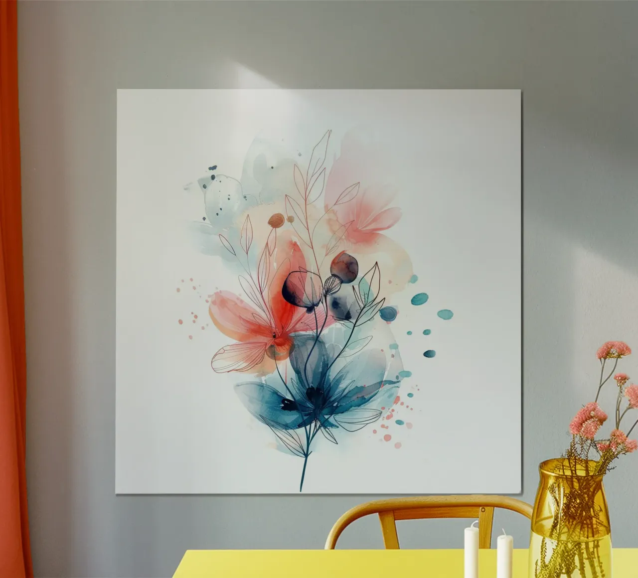Boho  8 poster con telaio in legno da Yaso Design Boho & Botanic
