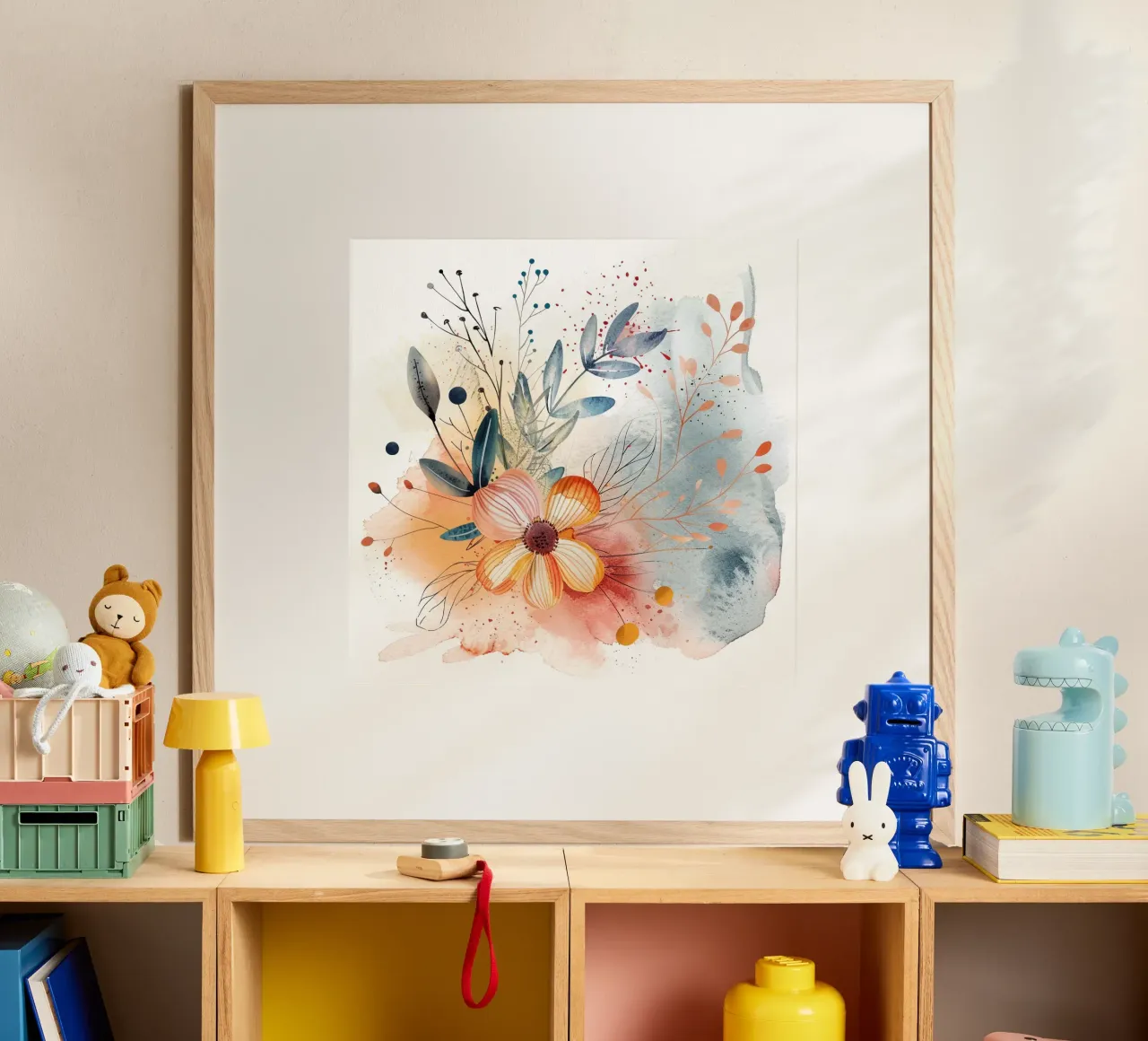Boho  10 poster con telaio in plastica da Yaso Design Boho & Botanic