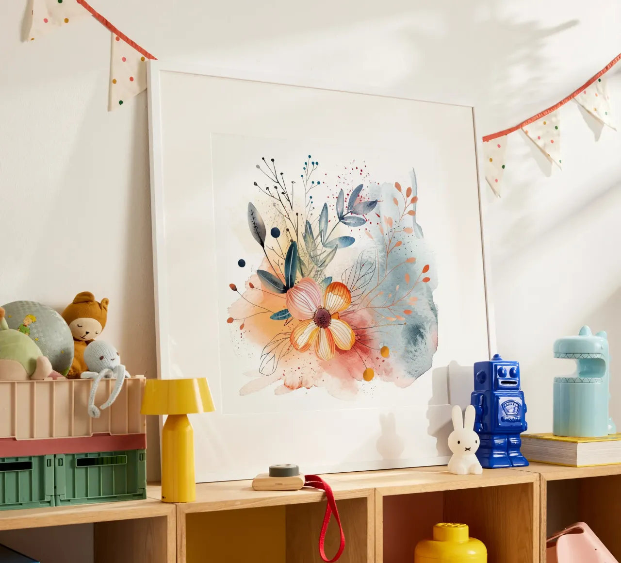 Boho  10 poster con telaio in plastica da Yaso Design Boho & Botanic