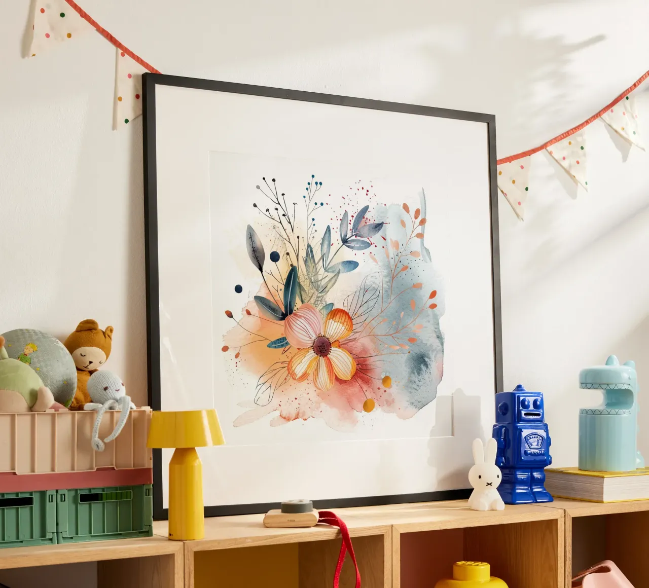 Boho  10 poster con telaio in plastica da Yaso Design Boho & Botanic