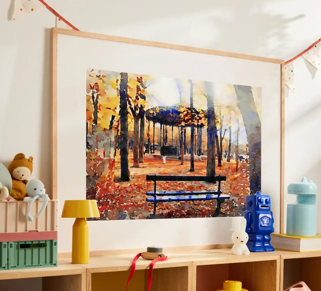 A Parigi poster con telaio in plastica da Massimo Frascogna
