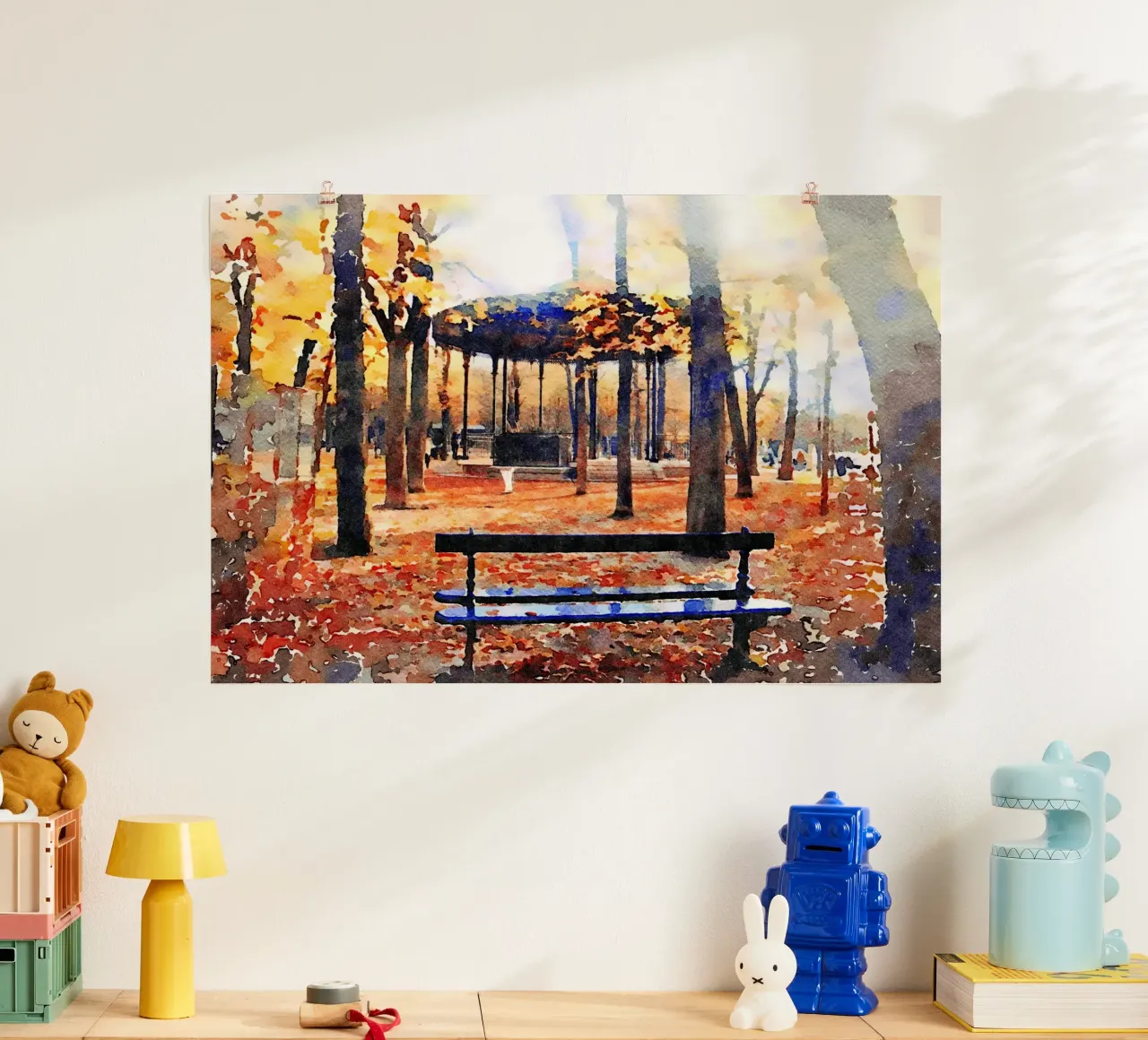 A Parigi poster con telaio in plastica da Massimo Frascogna