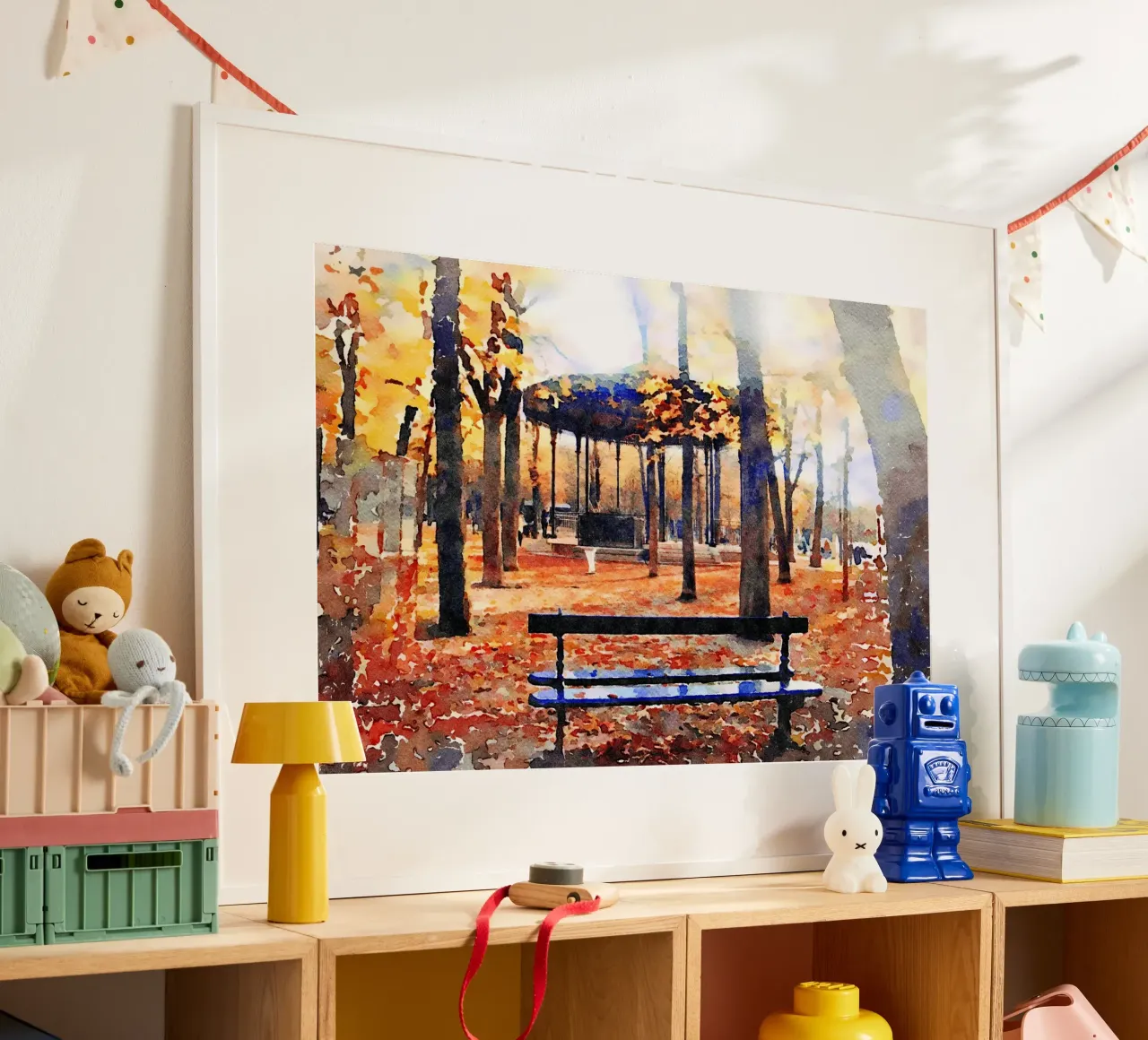A Parigi poster con telaio in plastica da Massimo Frascogna