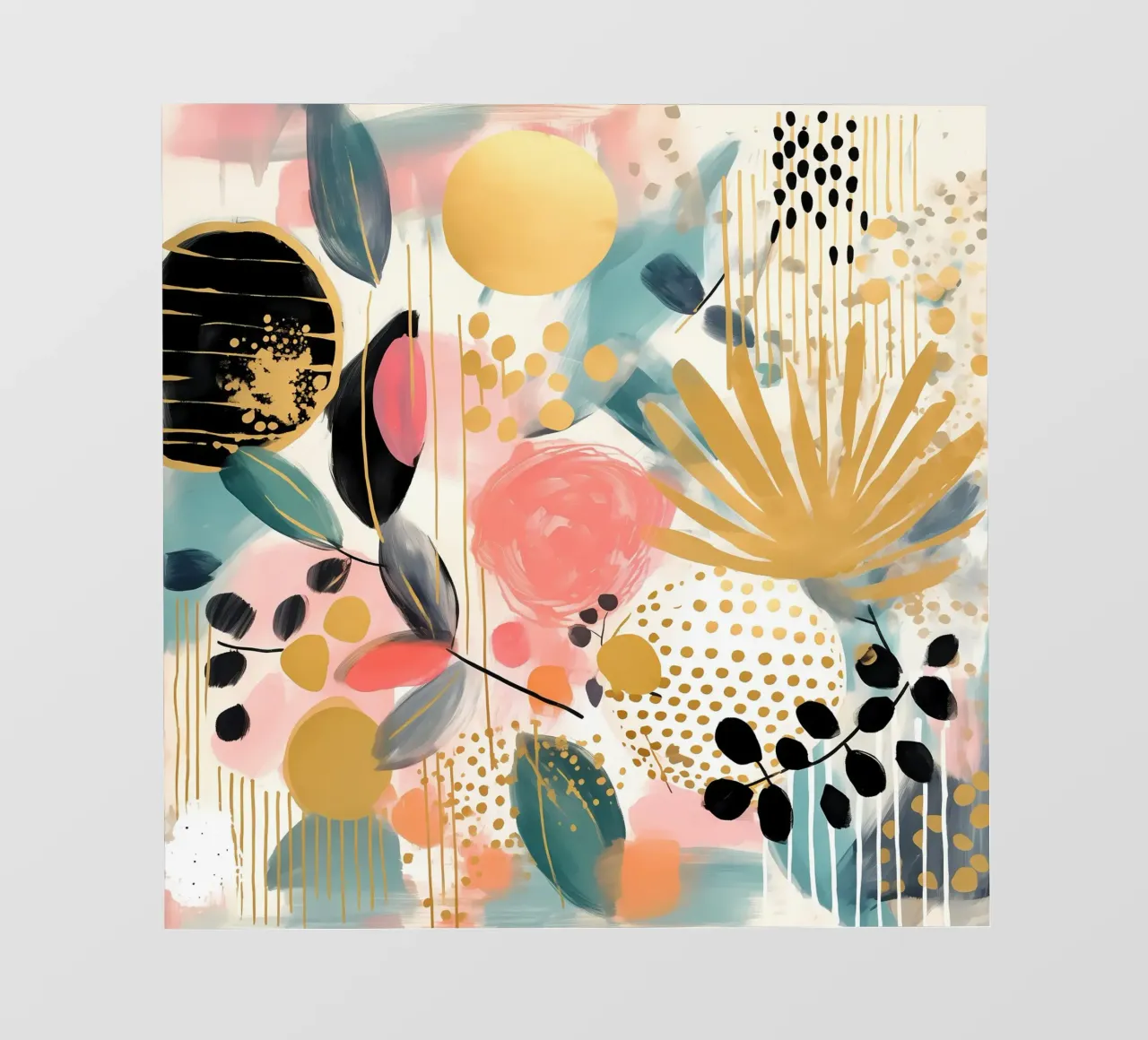 Boho Abstract 1 pellicola backlit da Yaso Design Boho & Botanic