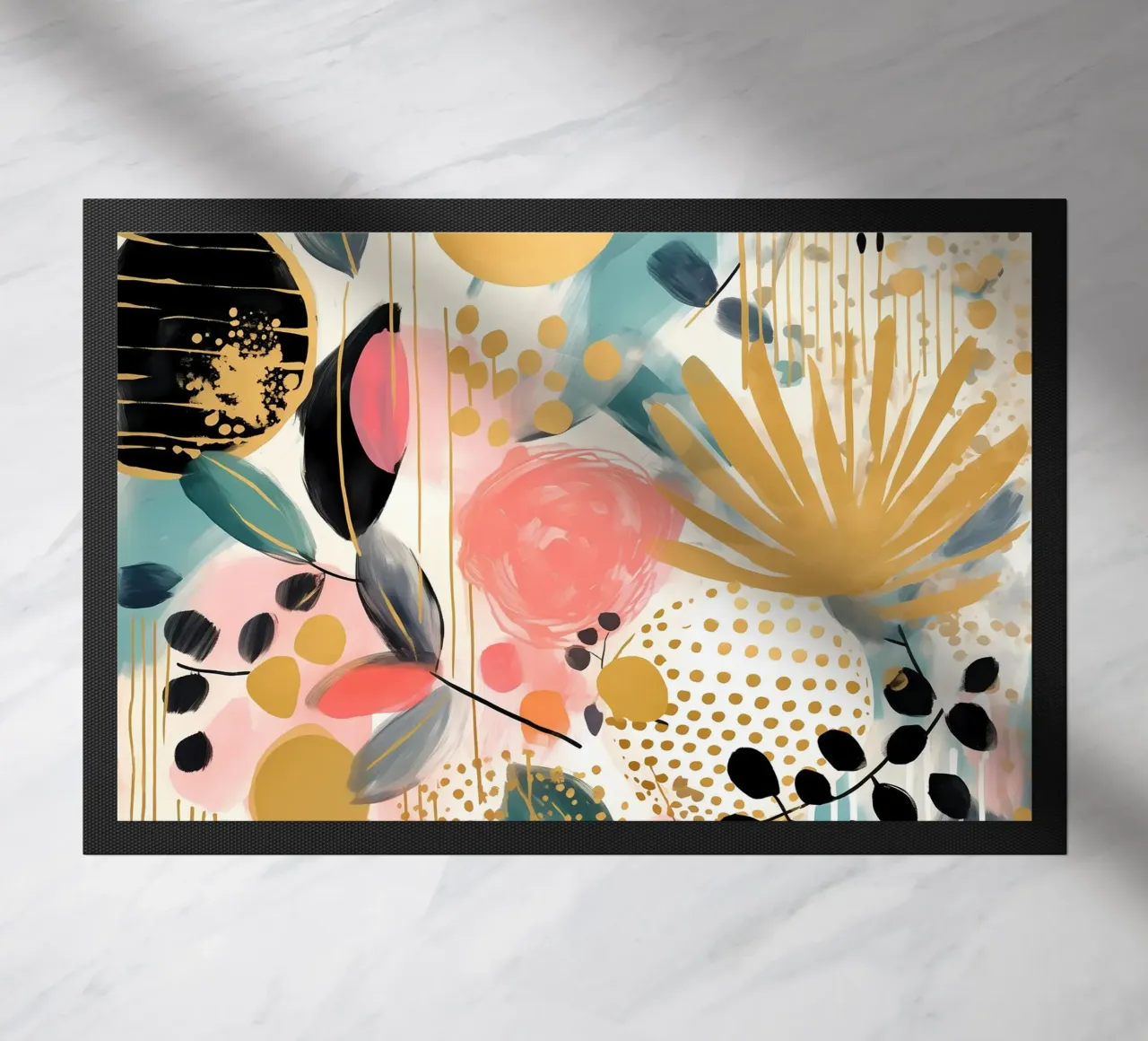 Boho Abstract 1 zerbino da Yaso Design Boho & Botanic