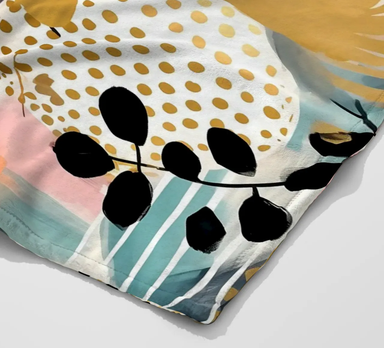 Boho Abstract 1 coperta in pile da Yaso Design Boho & Botanic