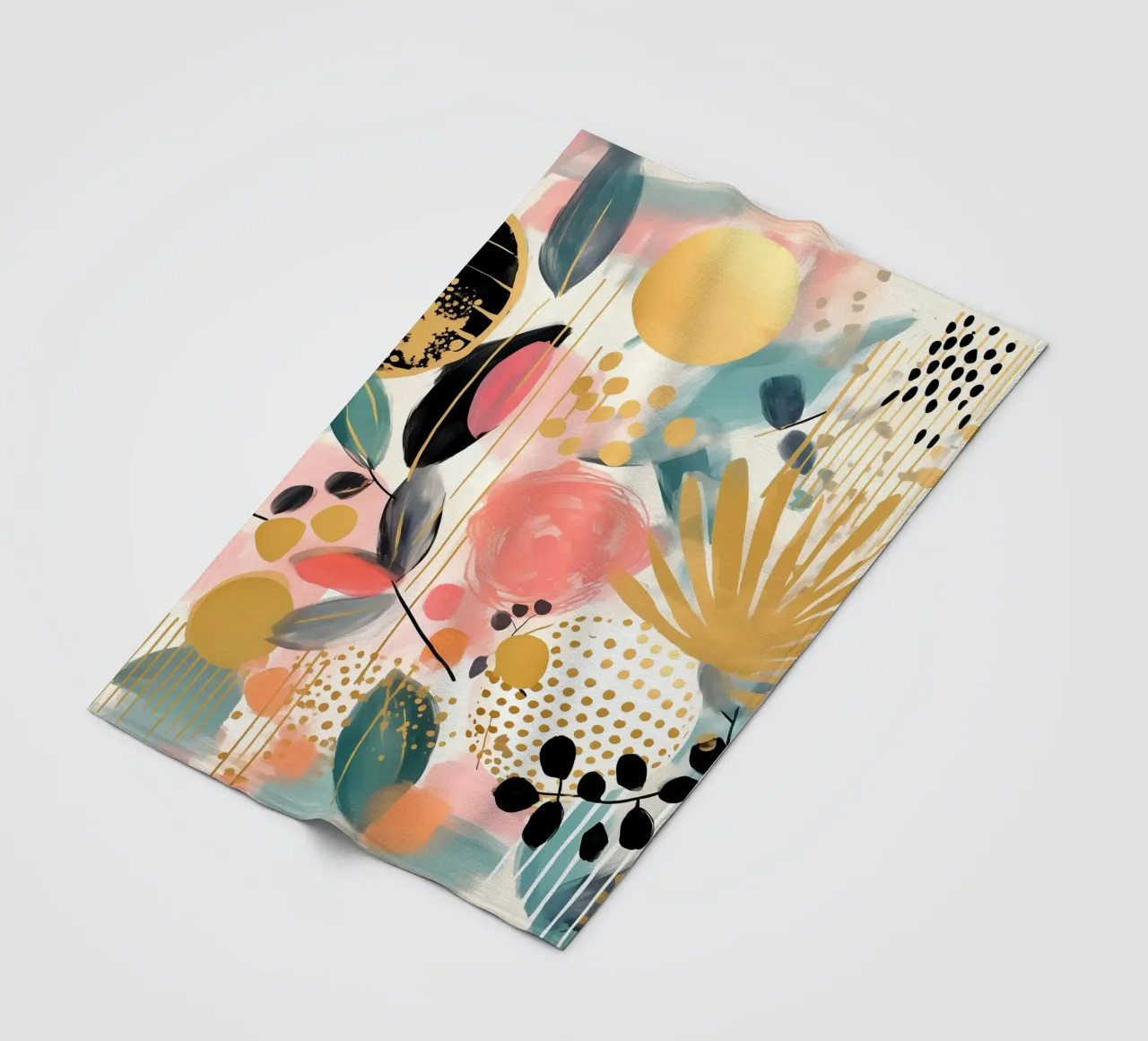 Boho Abstract 1 coperta in pile da Yaso Design Boho & Botanic