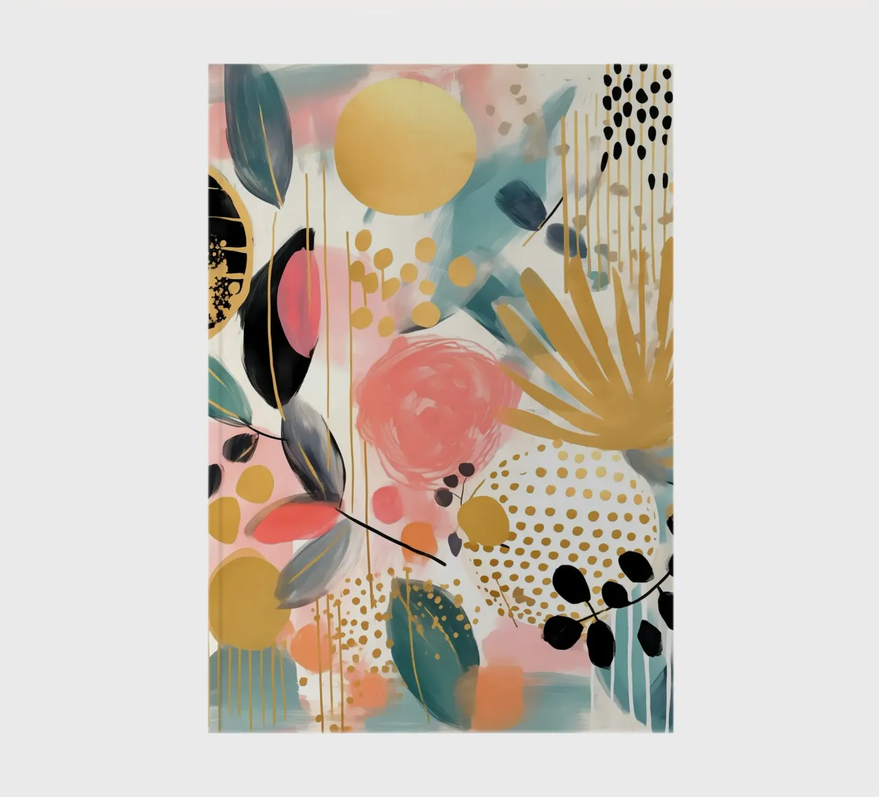 Boho Abstract 1 notebook by Yaso Design Boho & Botanic
