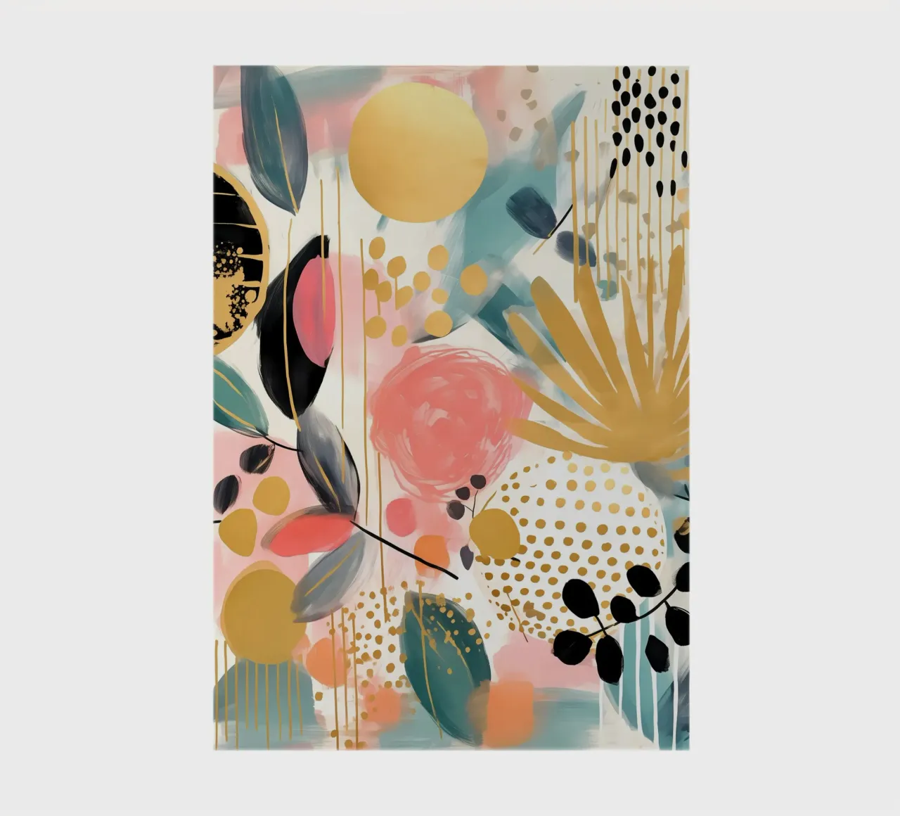 Boho Abstract 1 notebook by Yaso Design Boho & Botanic