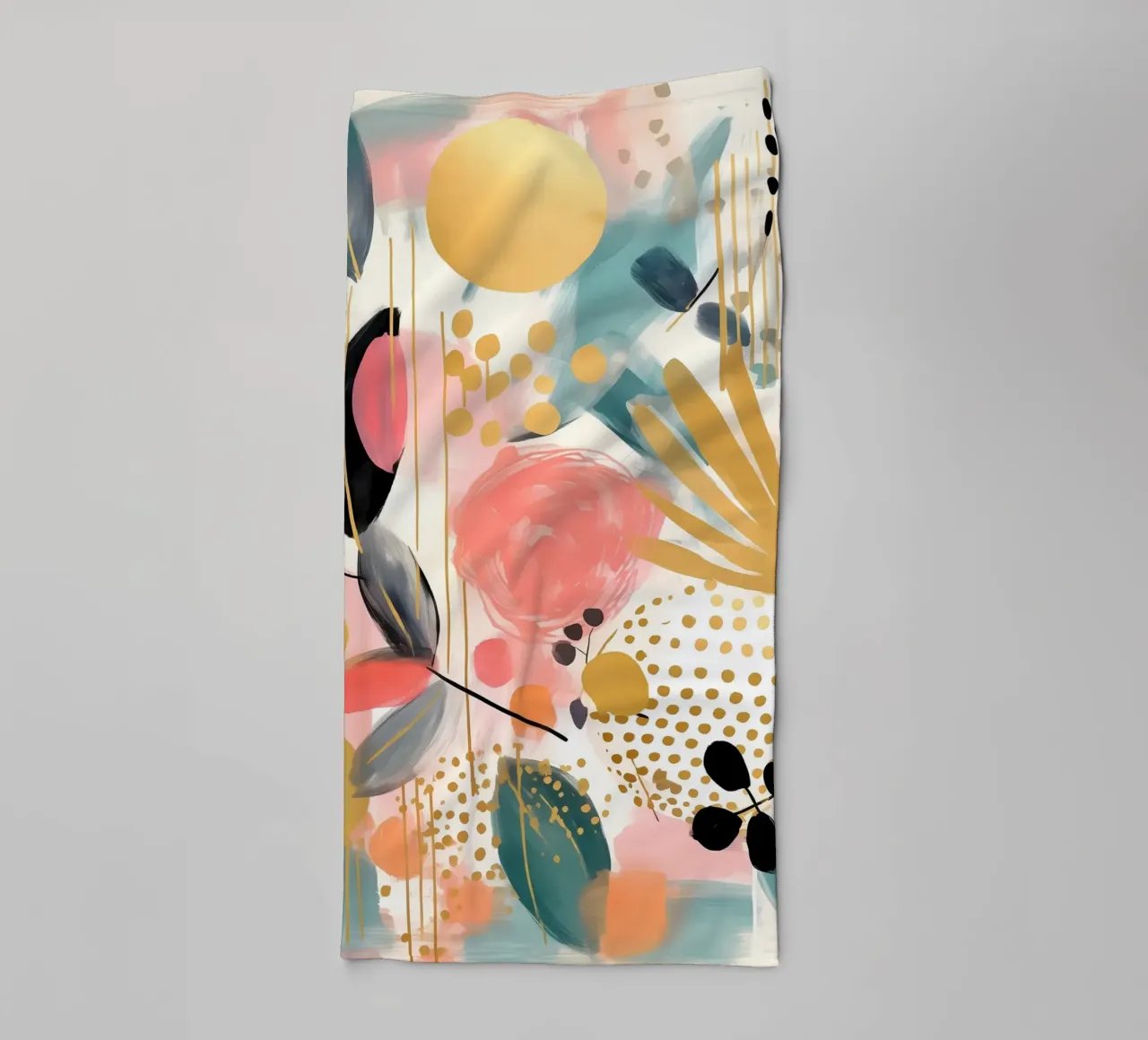 Boho Abstract 1 asciugamano da bagno da Yaso Design Boho & Botanic