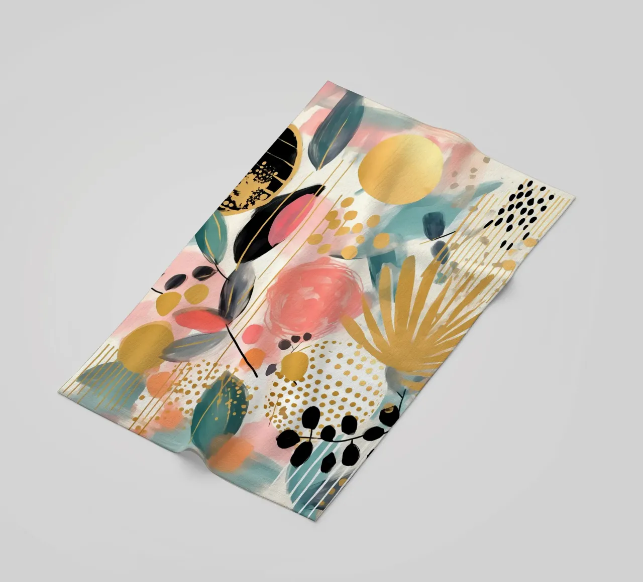 Boho Abstract 1 telo mare da Yaso Design Boho & Botanic