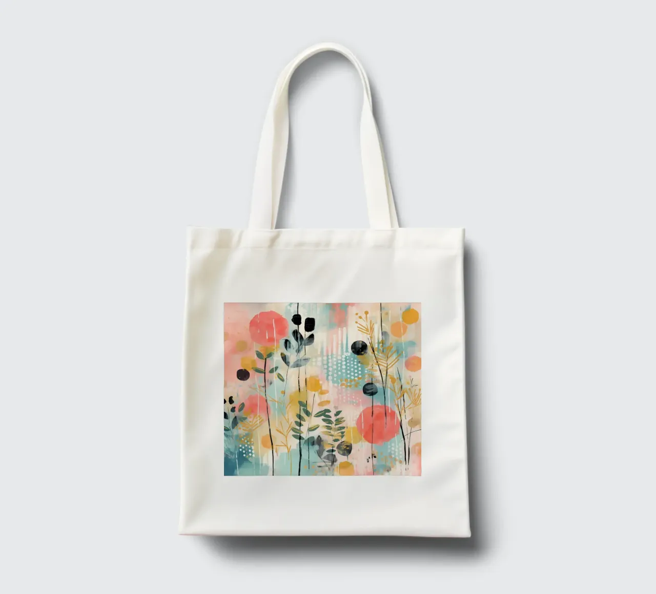 Boho Abstract 2 borsa in juta da Yaso Design Boho & Botanic