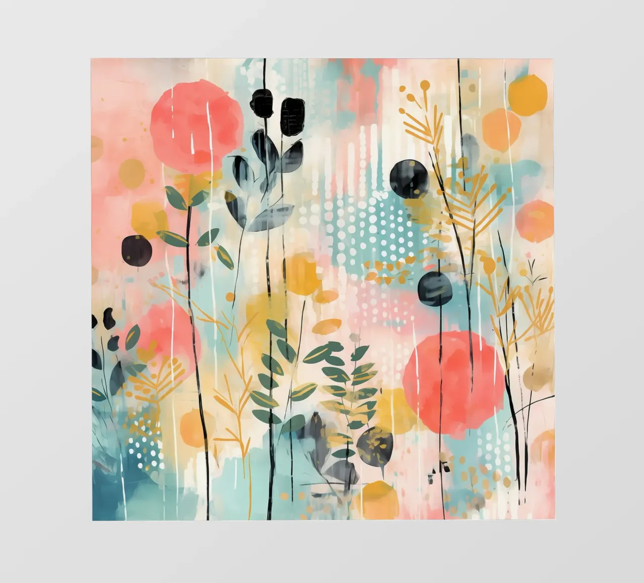Boho Abstract 2 telo in pvc da Yaso Design Boho & Botanic