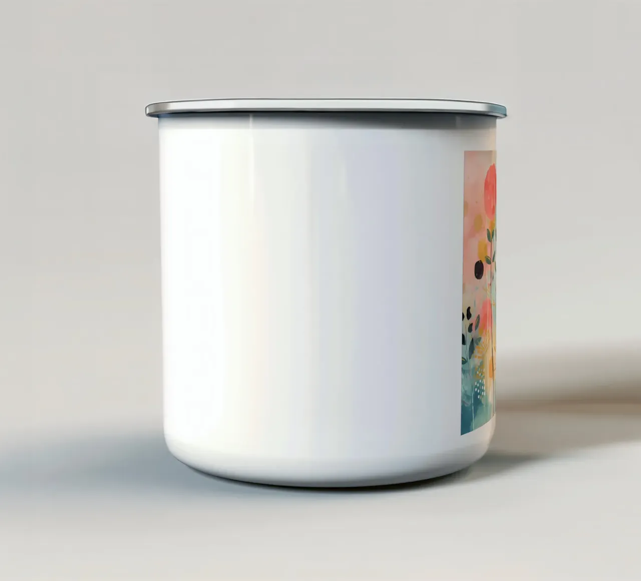 Boho Abstract 2 tazza in smalto da Yaso Design Boho & Botanic