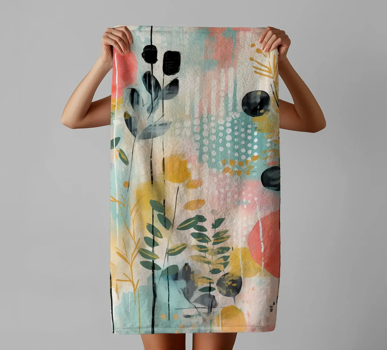 Boho Abstract 2 asciugamano da bagno da Yaso Design Boho & Botanic