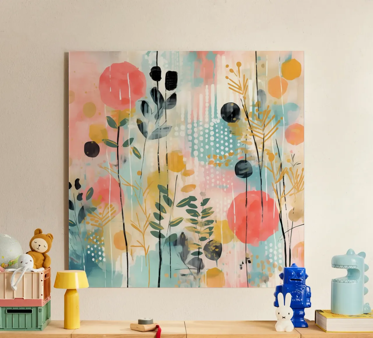 Boho Abstract 2 plexiglass da Yaso Design Boho & Botanic