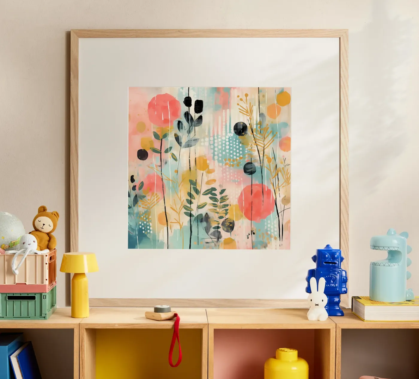 Boho Abstract 2 poster da Yaso Design Boho & Botanic