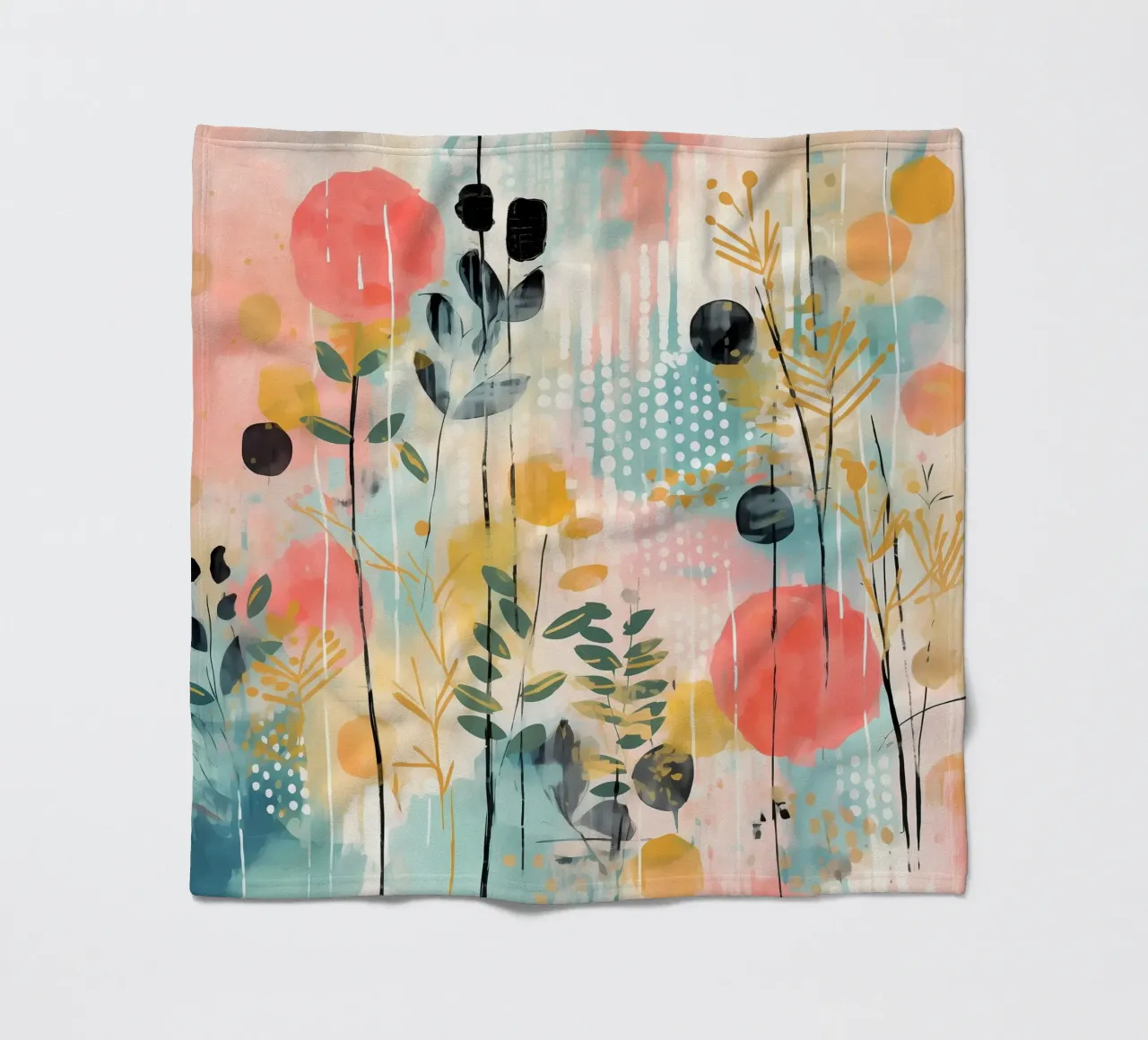 Boho Abstract 2 coperta in pile da Yaso Design Boho & Botanic