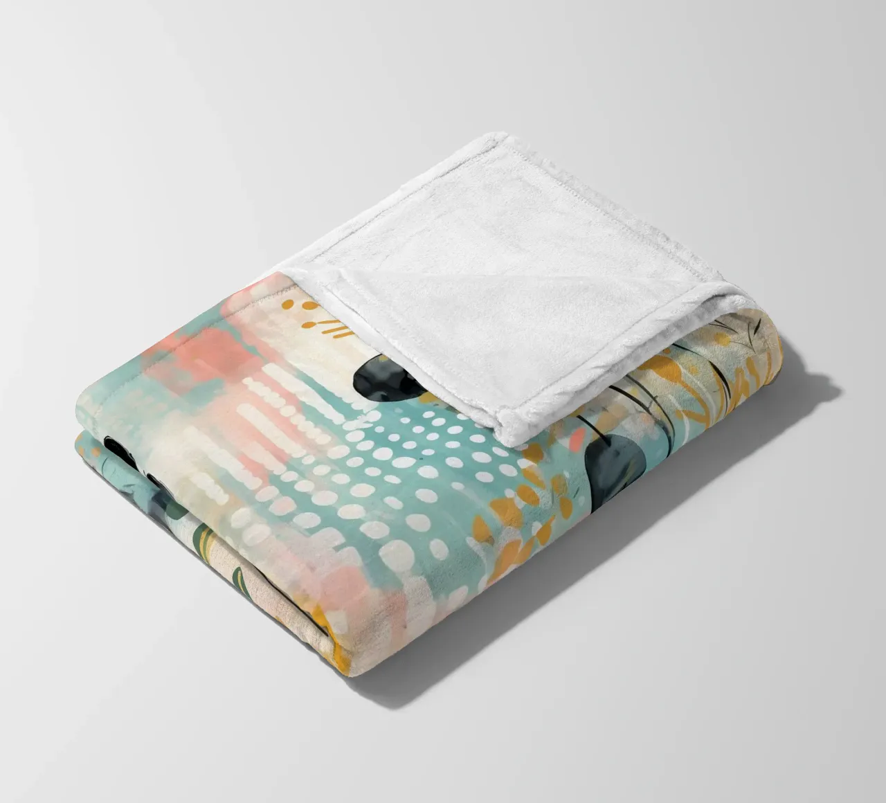 Boho Abstract 2 coperta in pile da Yaso Design Boho & Botanic