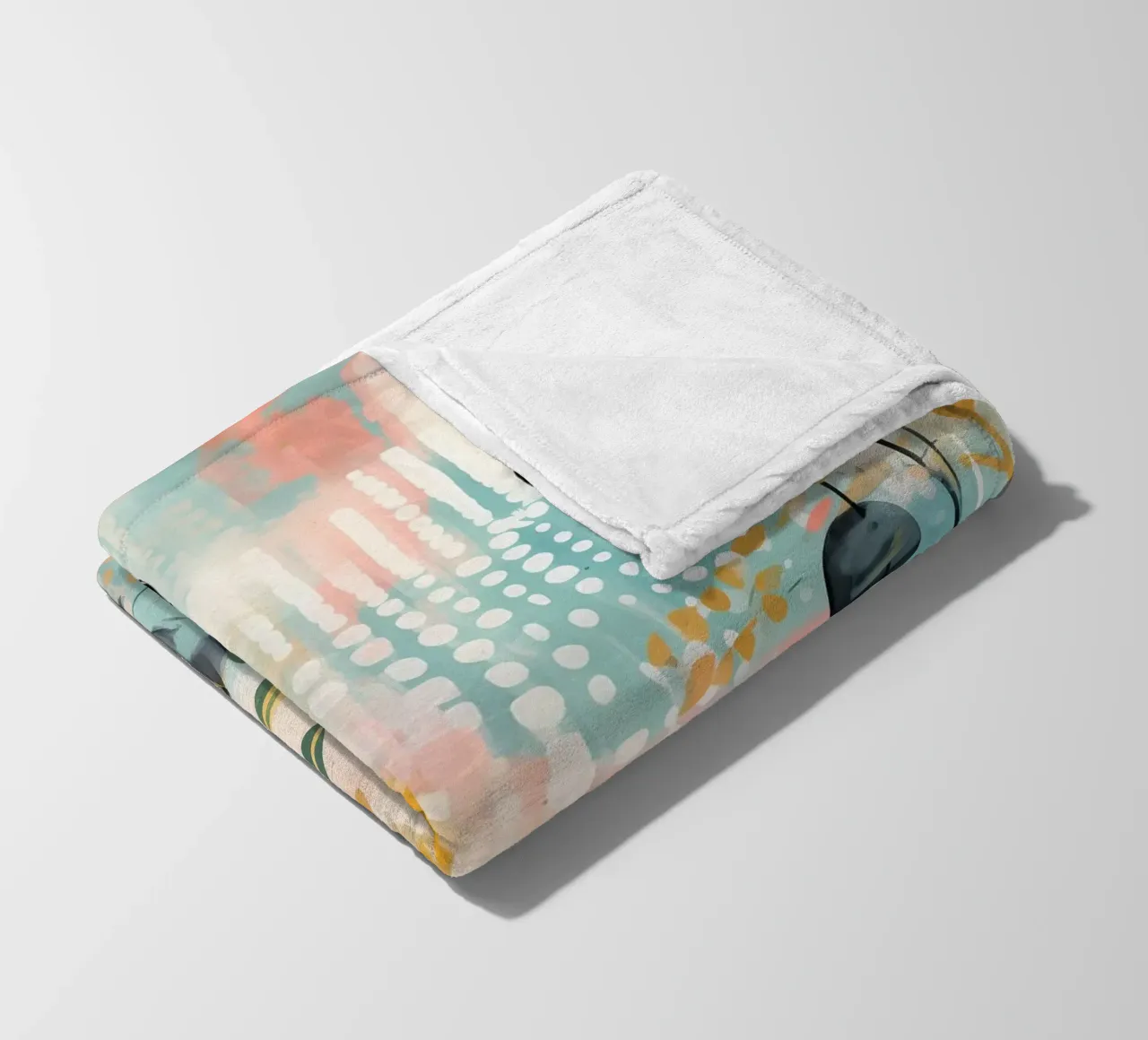 Boho Abstract 2 coperta in pile da Yaso Design Boho & Botanic
