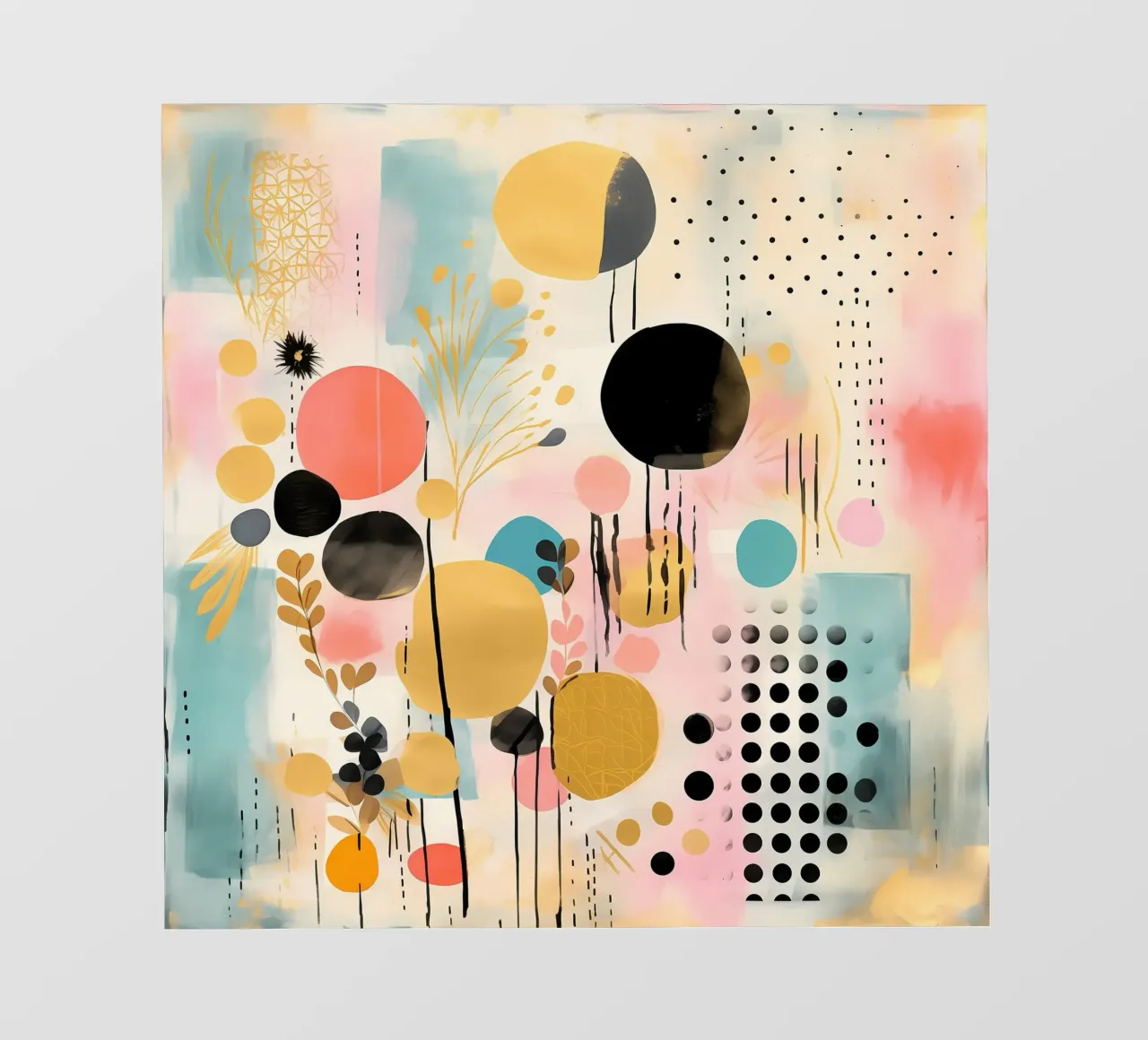 Boho Abstract 3 pellicola backlit da Yaso Design Boho & Botanic