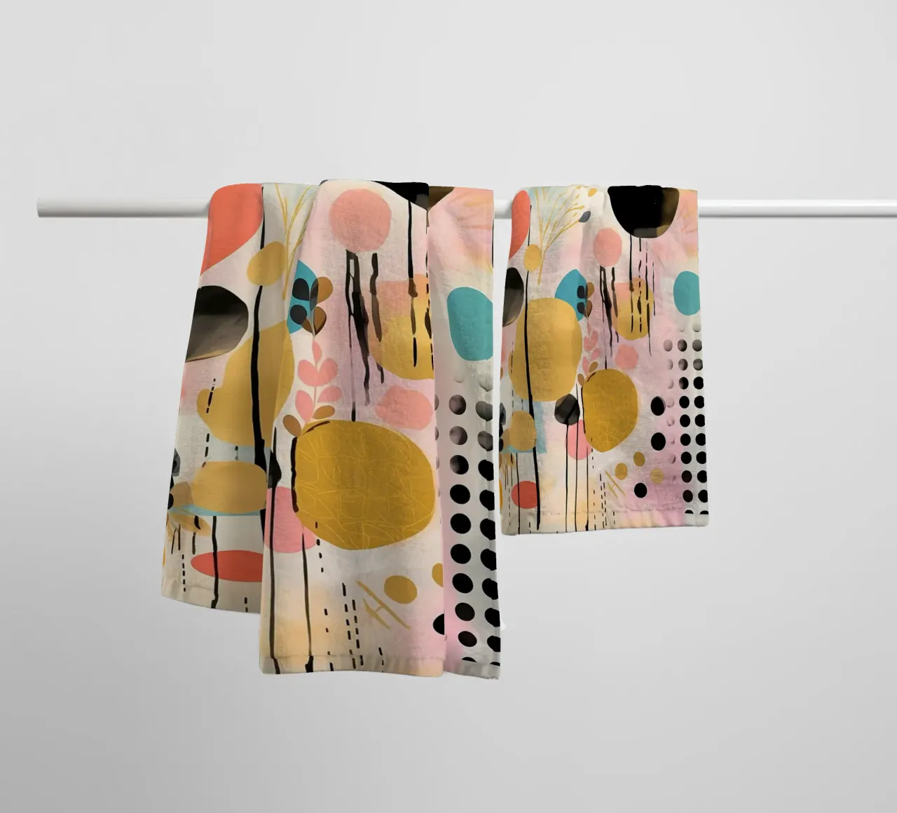 Boho Abstract 3 asciugamano da bagno da Yaso Design Boho & Botanic