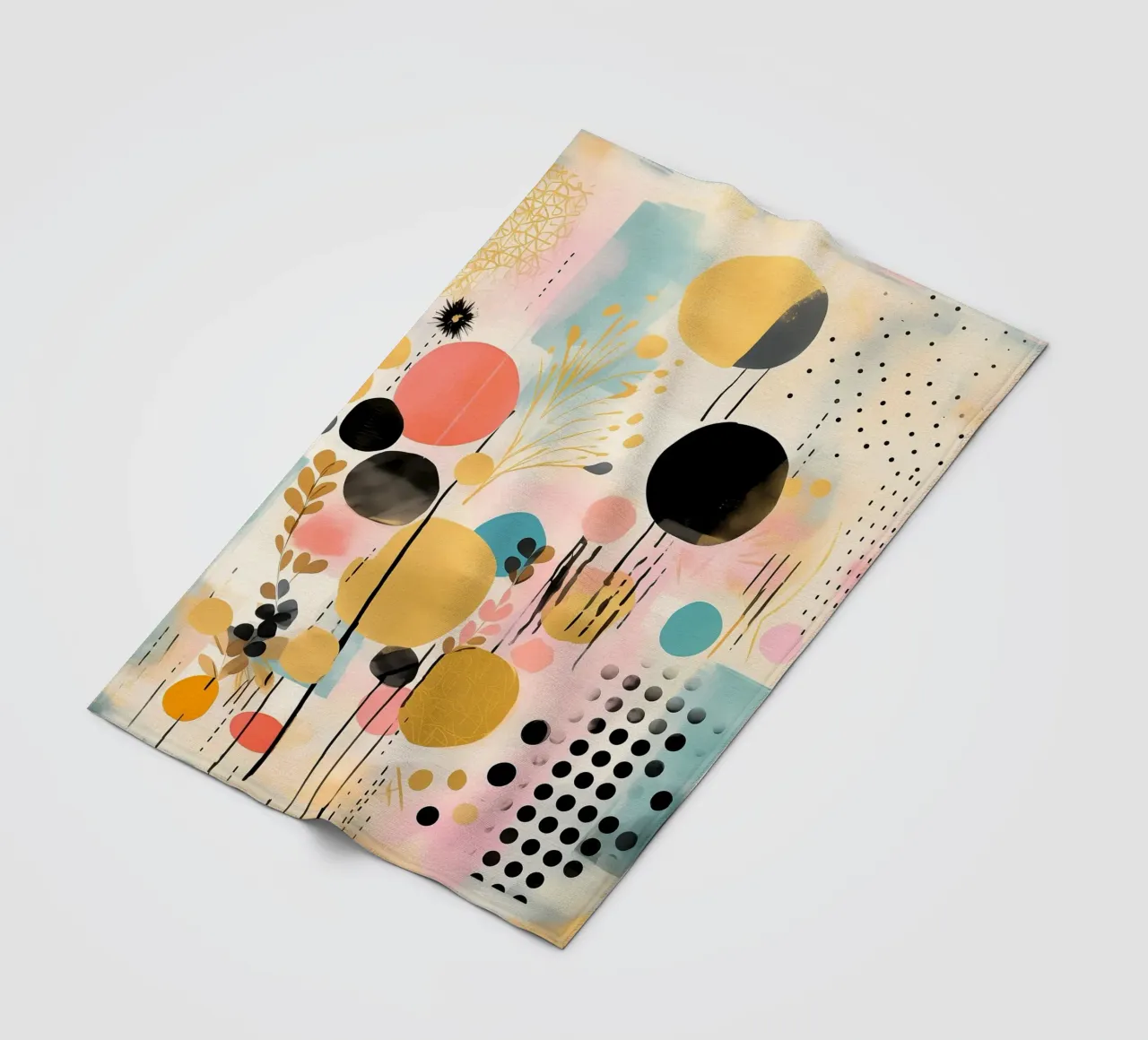 Boho Abstract 3 coperta in pile da Yaso Design Boho & Botanic