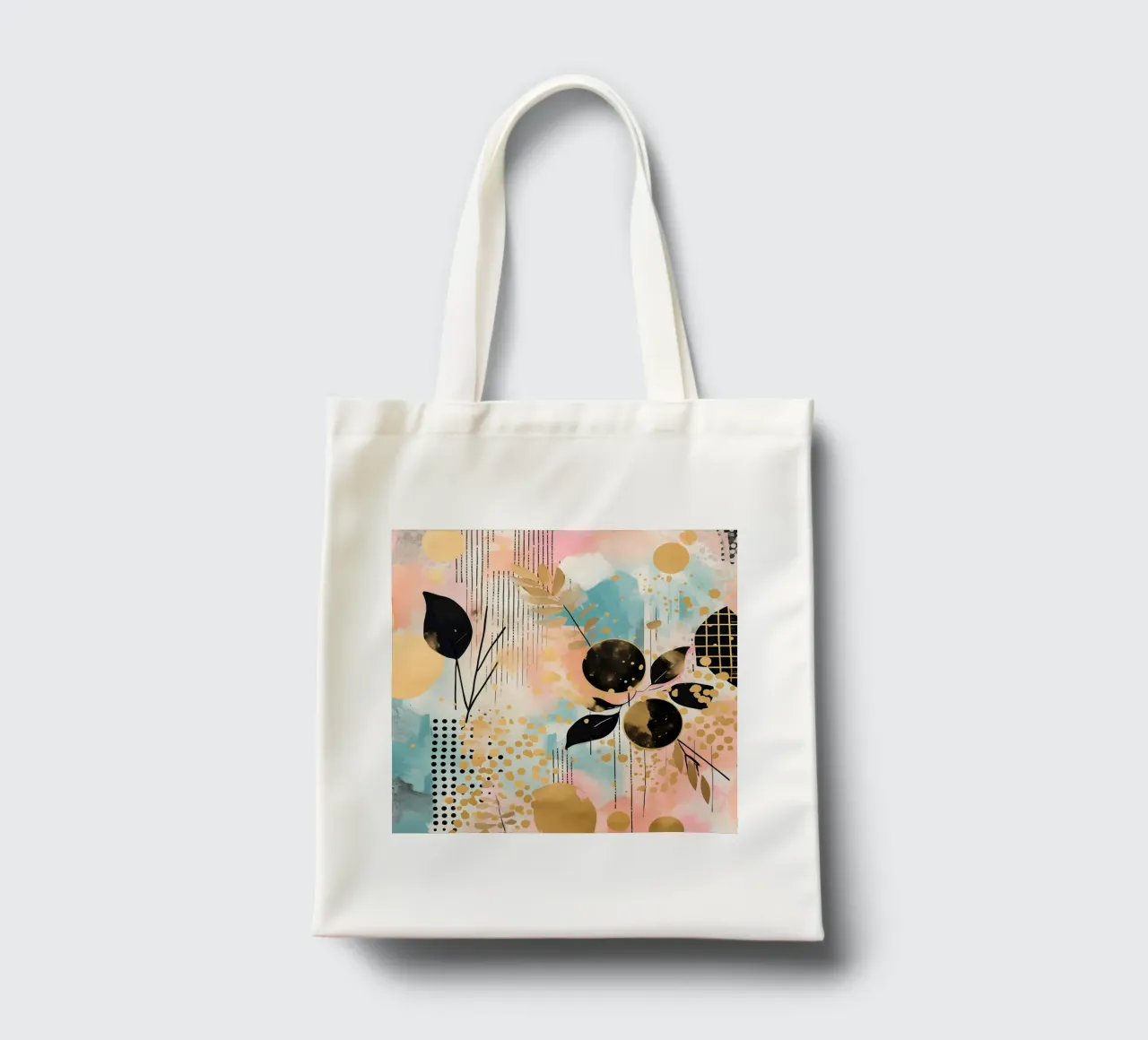 Boho Abstract 4 borsa in juta da Yaso Design Boho & Botanic