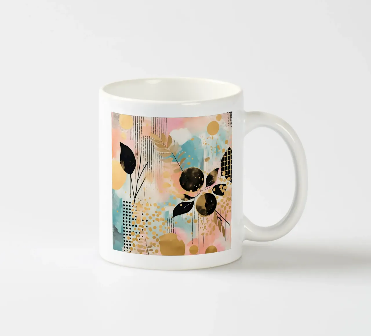 Boho Abstract 4 tazza in ceramica da Yaso Design Boho & Botanic