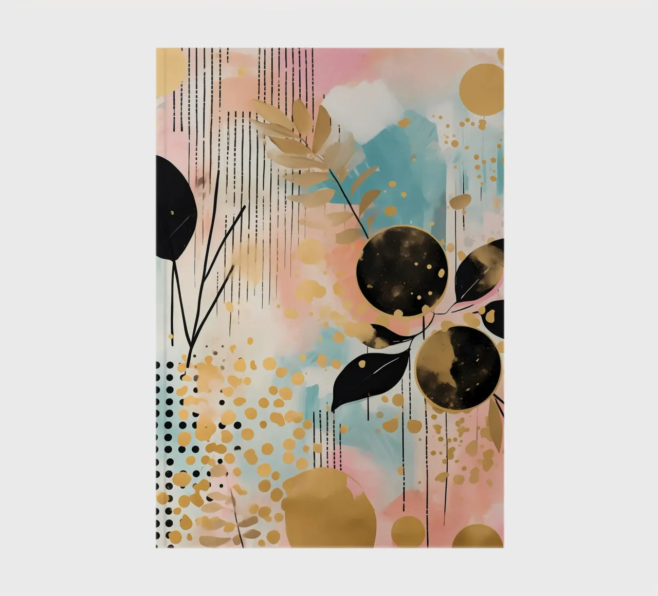 Boho Abstract 4 notebook by Yaso Design Boho & Botanic