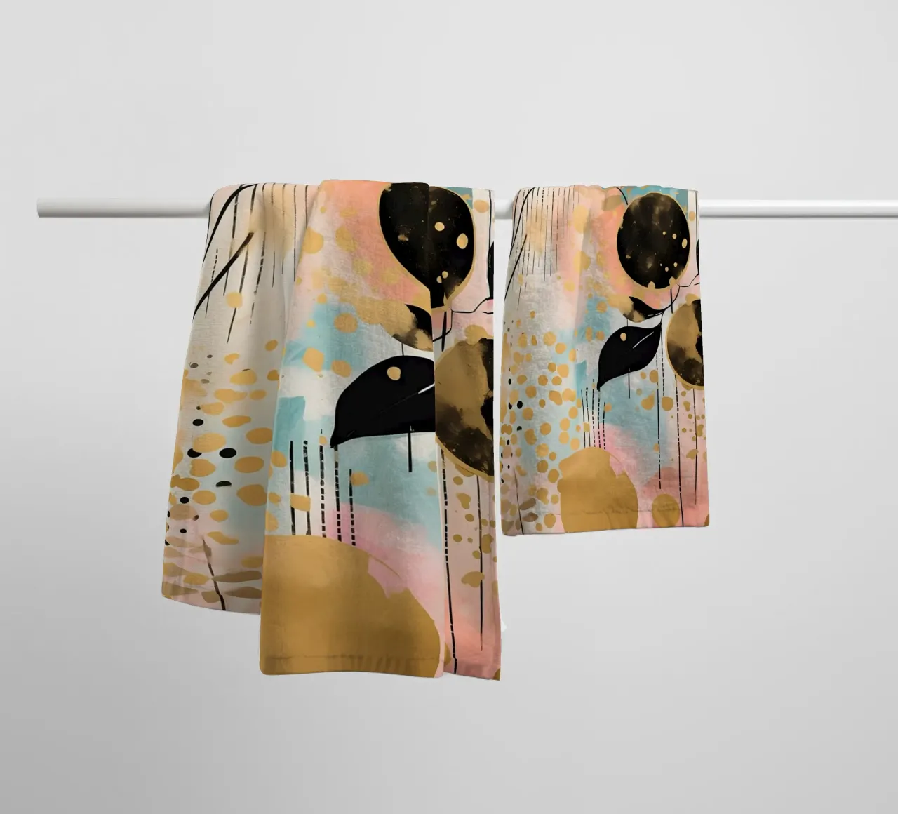 Boho Abstract 4 asciugamano da bagno da Yaso Design Boho & Botanic