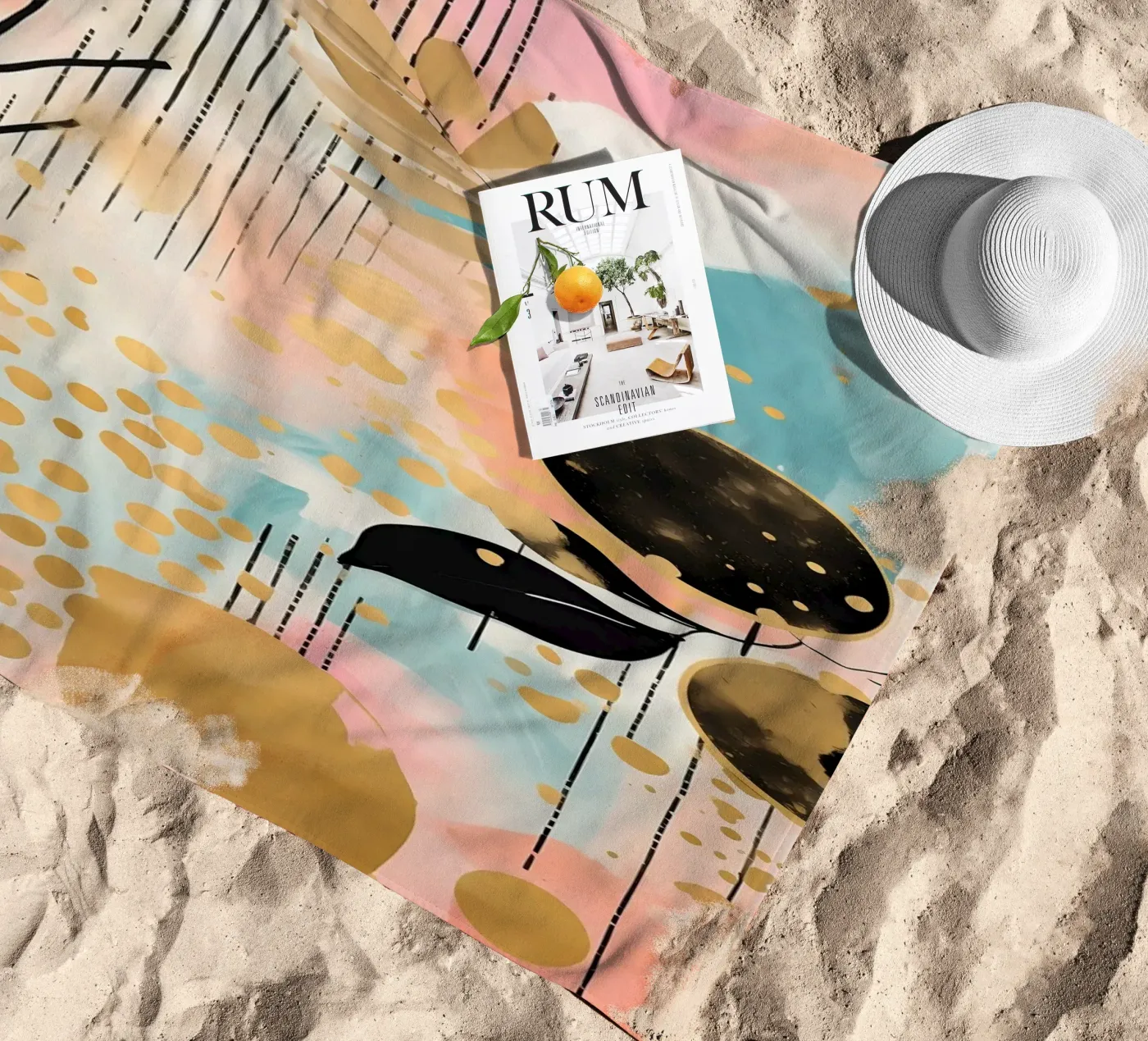 Boho Abstract 4 telo mare da Yaso Design Boho & Botanic