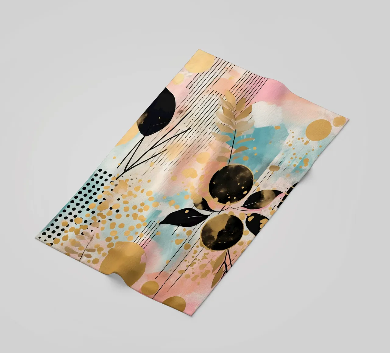 Boho Abstract 4 telo mare da Yaso Design Boho & Botanic