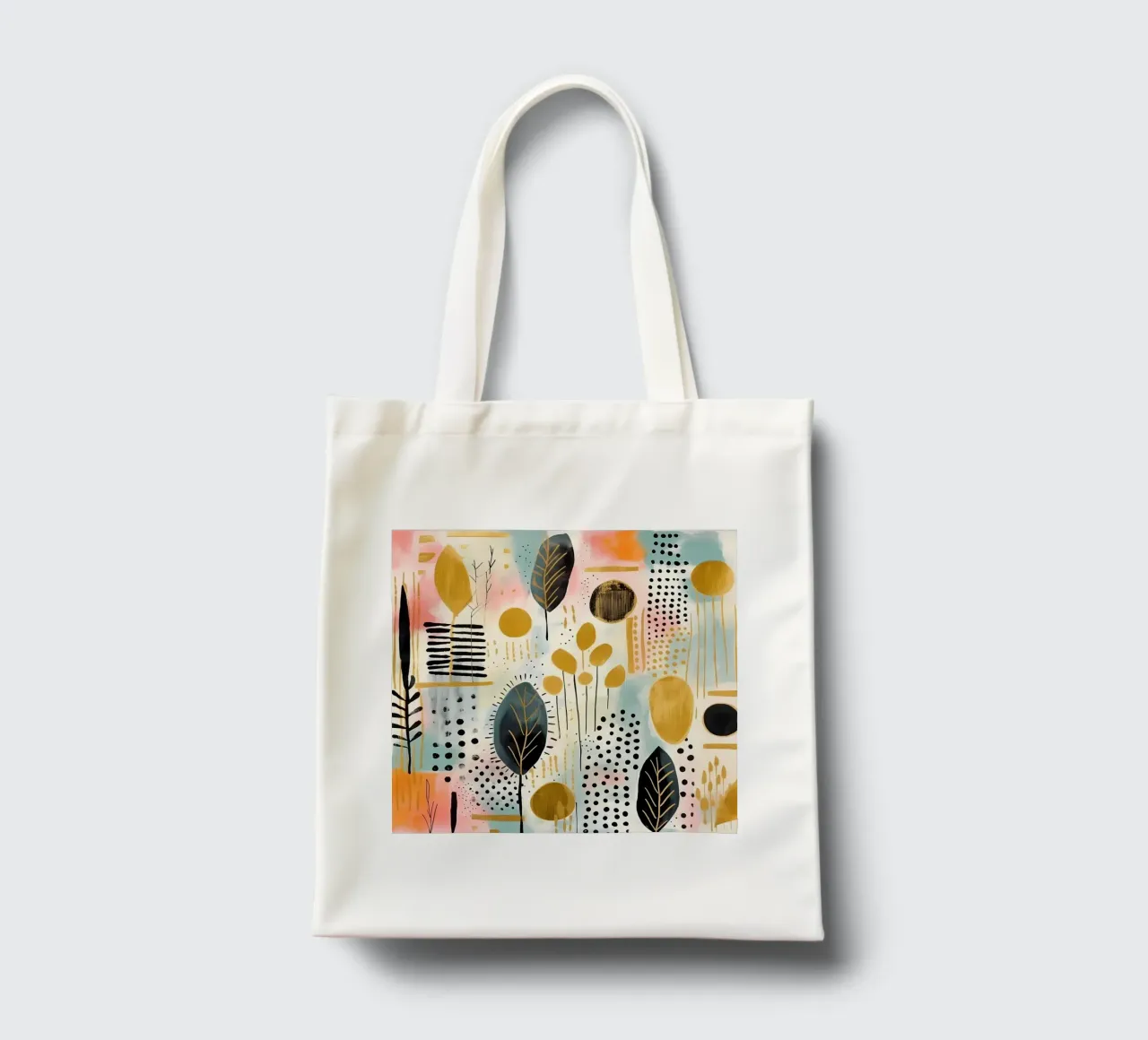 Boho Abstract 5 borsa in juta da Yaso Design Boho & Botanic